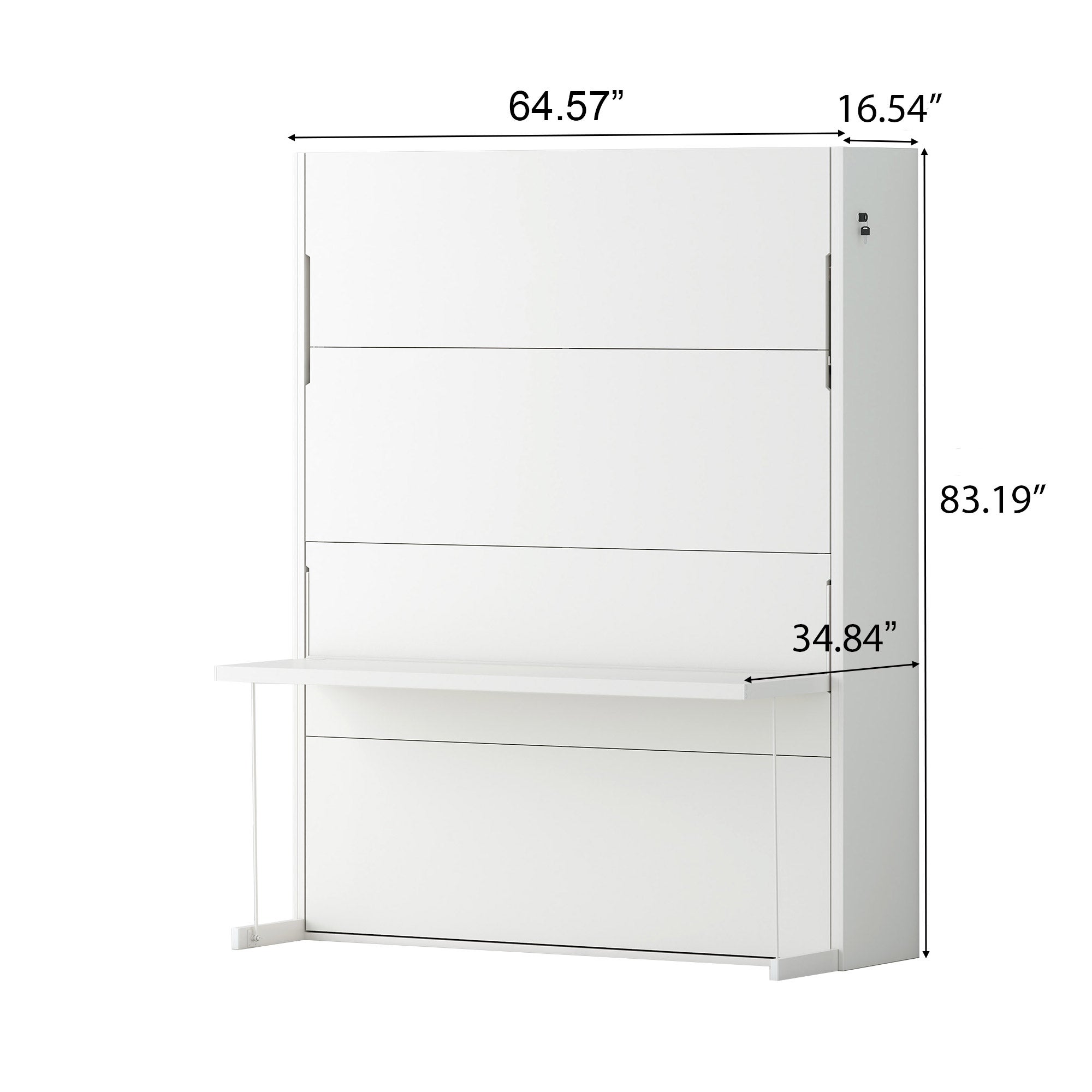 Adelaide Queen Murphy Bed with Desk