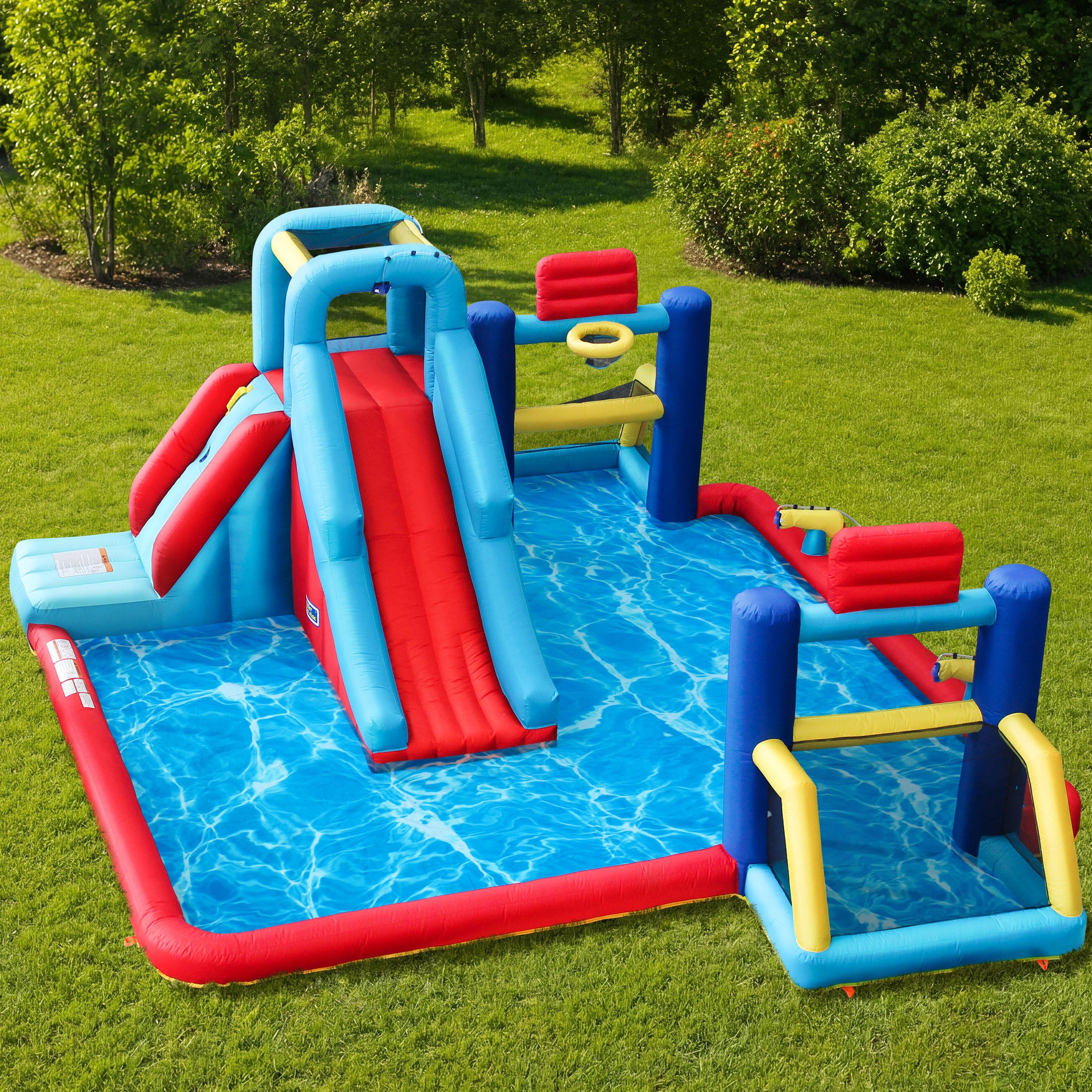 Sportspower Sportcourt Water Slide and Play Arena