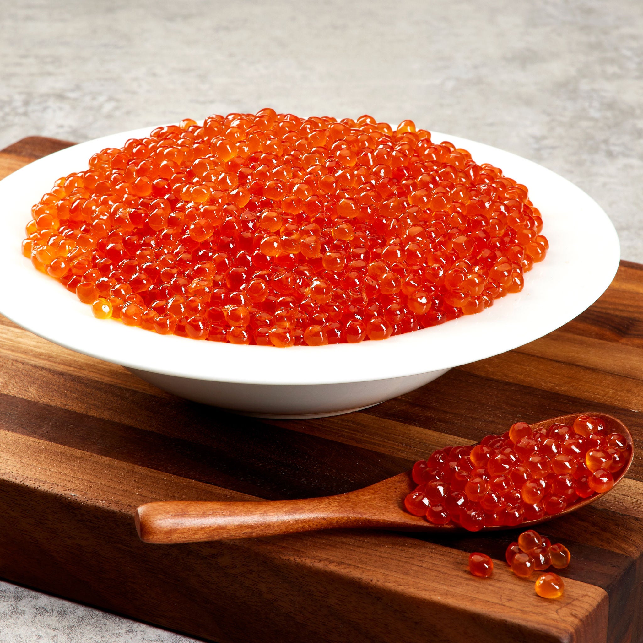Alaska Chum Salmon Ikura (Roe), 4-pack, 2.2 lbs Total