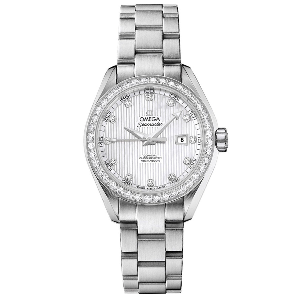 Omega Seamaster Aqua Terra Chronometer Stainless Steel Automatic Ladies Watch