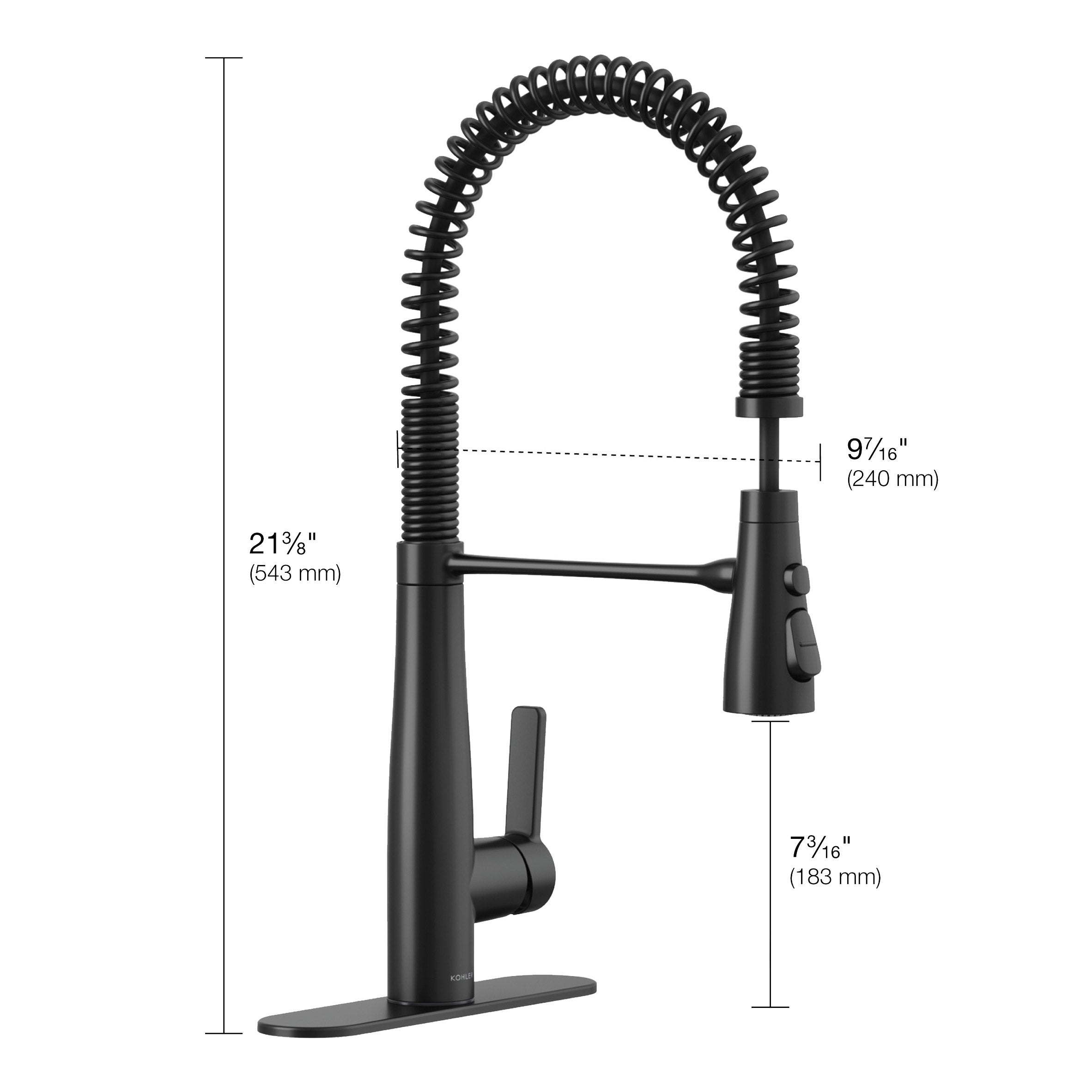 Kohler Vind Semi-Professional Pull-down Kitchen Sink Faucet