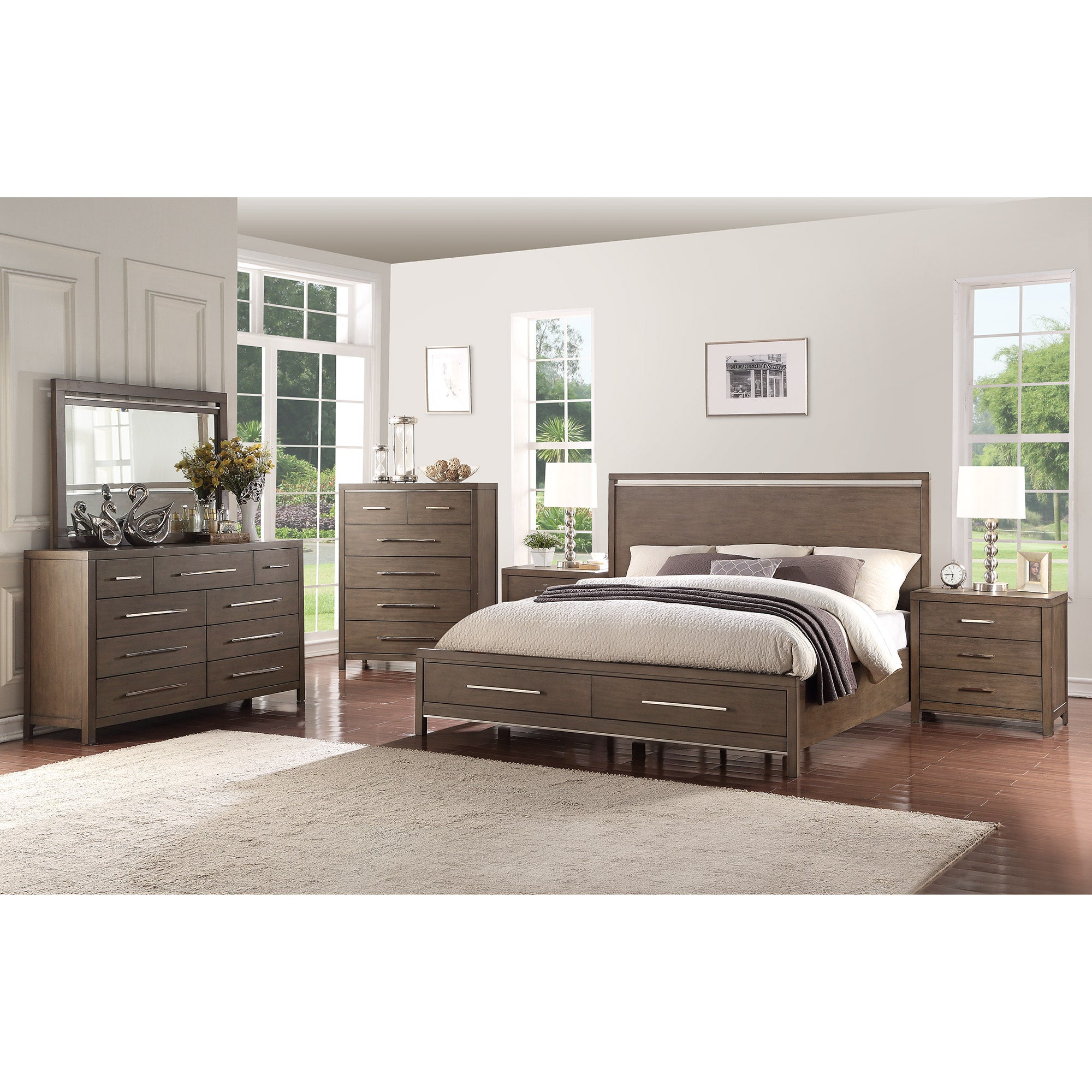 Kris 6-piece Queen Storage Bedroom Set