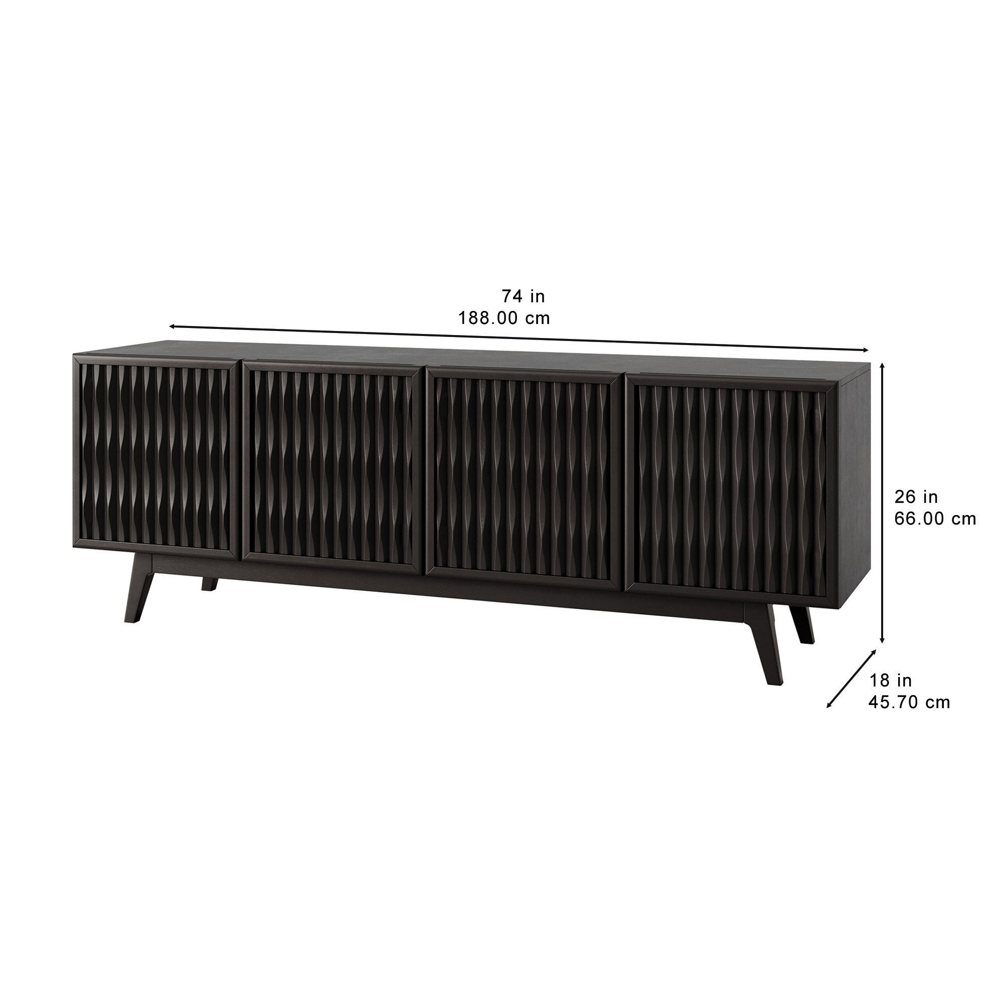Del Rey Oaks 74” Accent Console