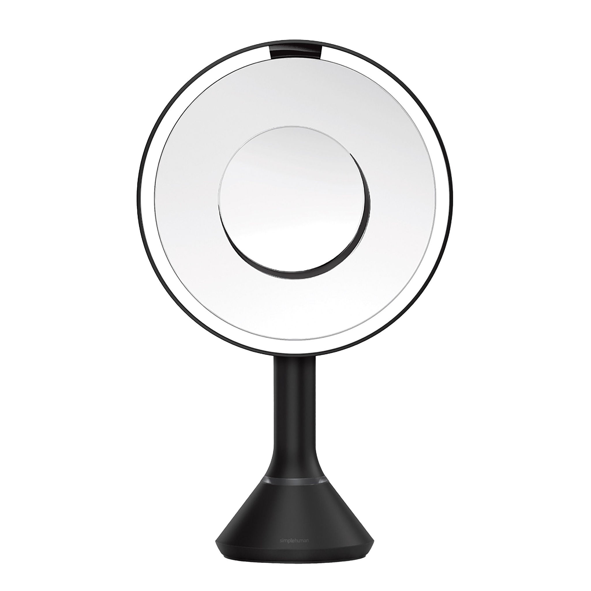 simplehuman 8” Round LED Sensor Mirror with 5x and 10x Magnification