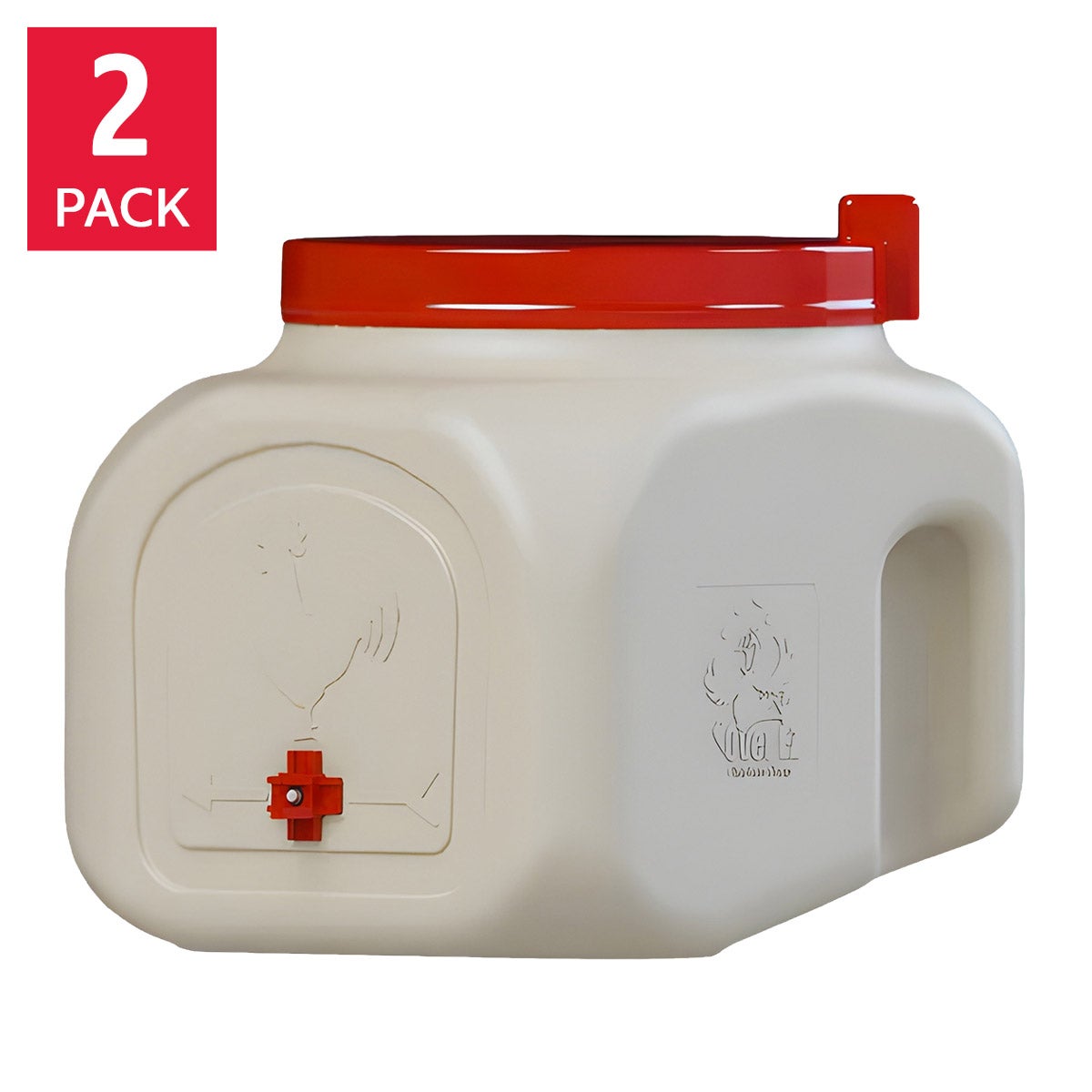 OverEZ Compact Waterer, 2-pack