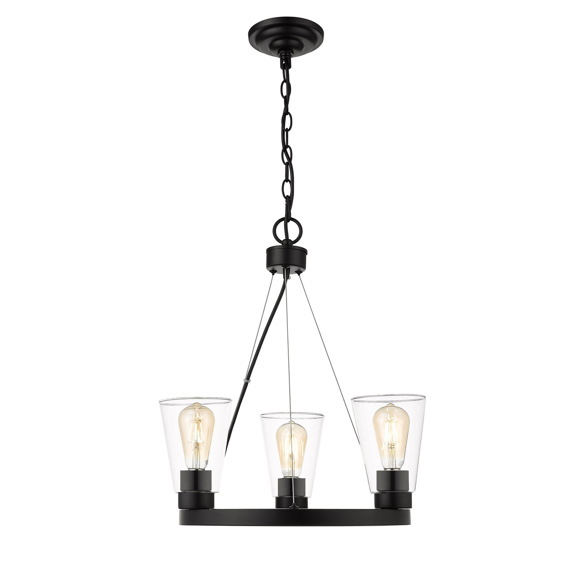 OVE Decors Audley V 3-Light Ring Chandelier