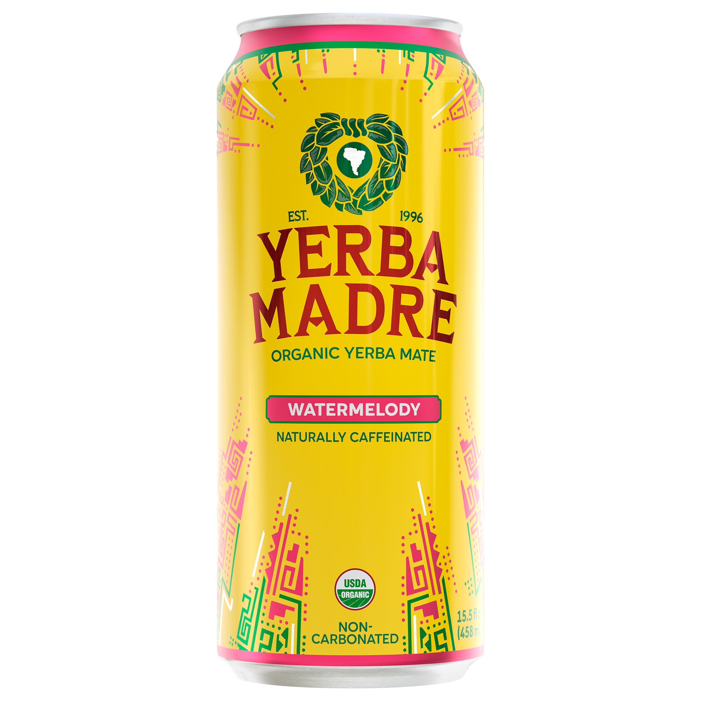 Yerba Madre Organic Yerba Mate, Watermelody, 15.5 fl oz, 12-count