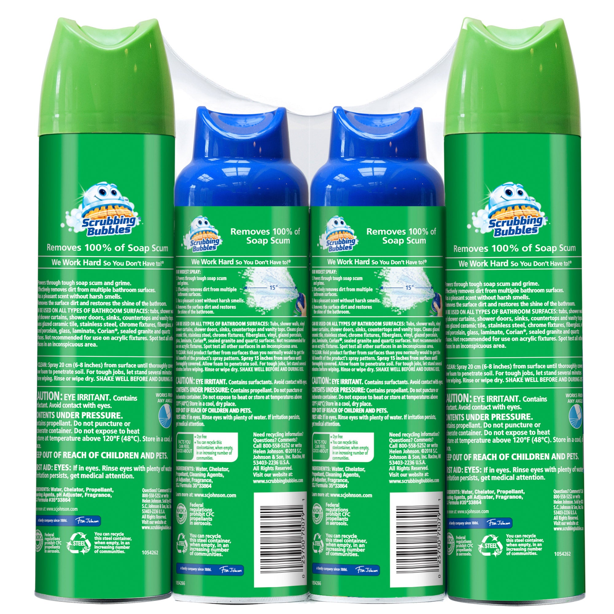 Scrubbing Bubbles, Variety Pack, 4-count