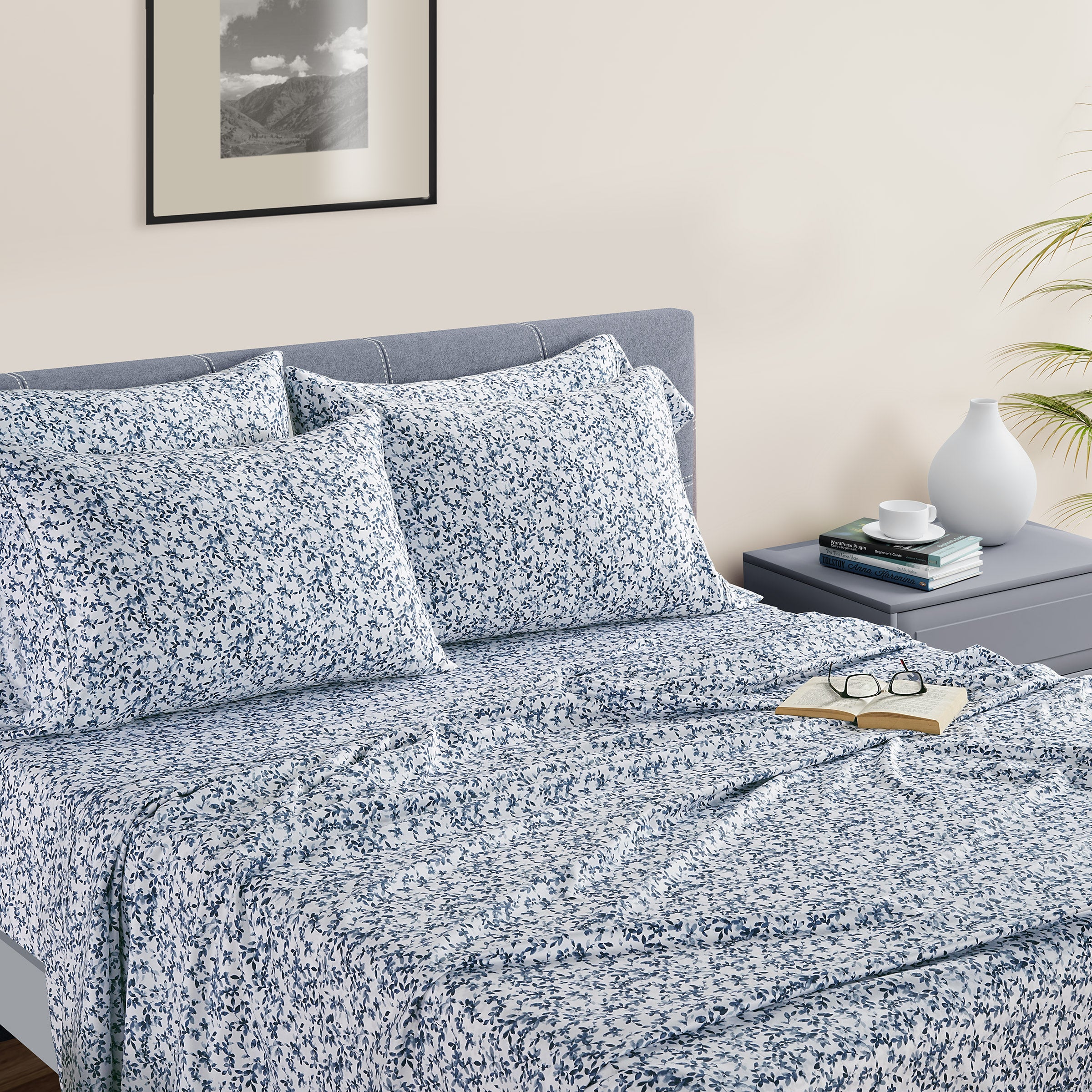 Wholistic Antimicrobial 400 Thread Count Supima Cotton 6-Piece Sheet Set