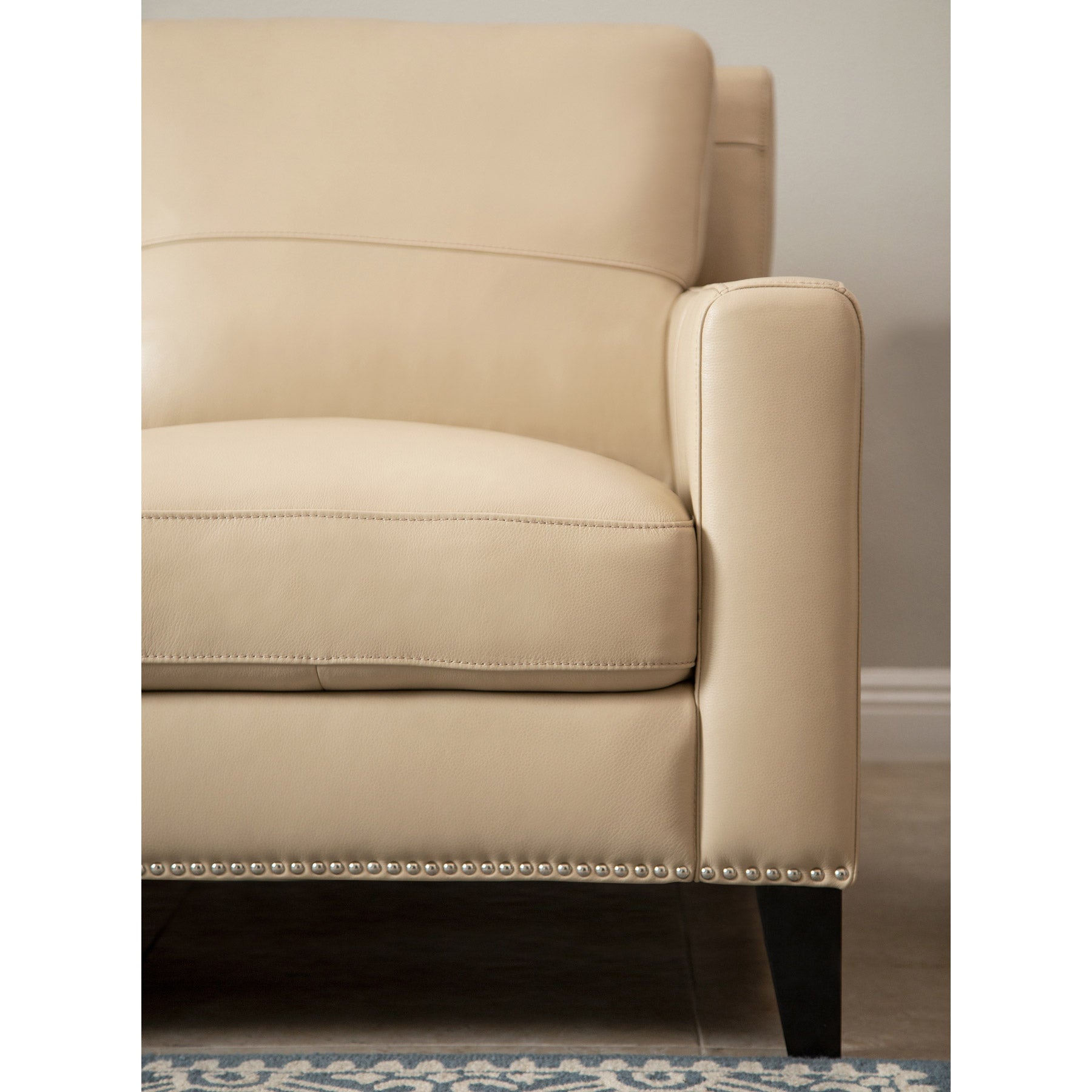 Warren Top Grain Leather Sectional
