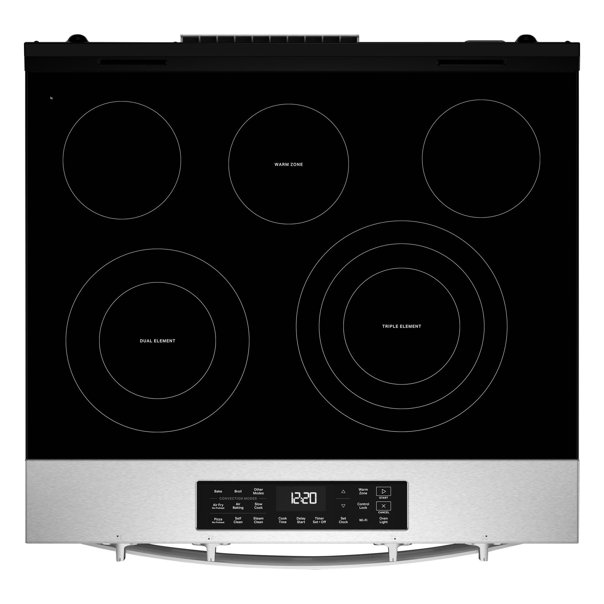 Whirlpool 5.3 cu. ft. Slide-in Electric Range with Air Cooking Technology