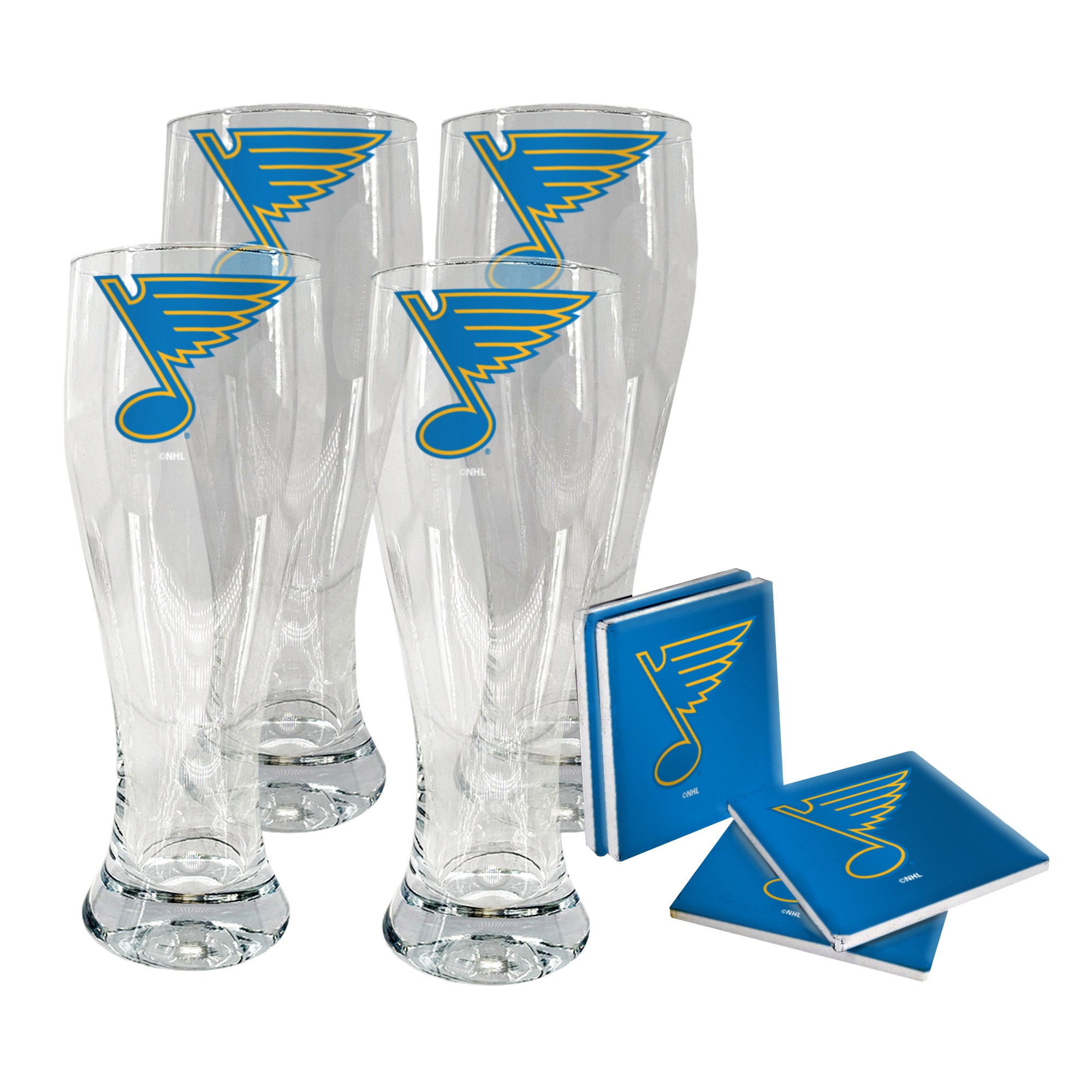 NHL Pilsner & Coaster Set
