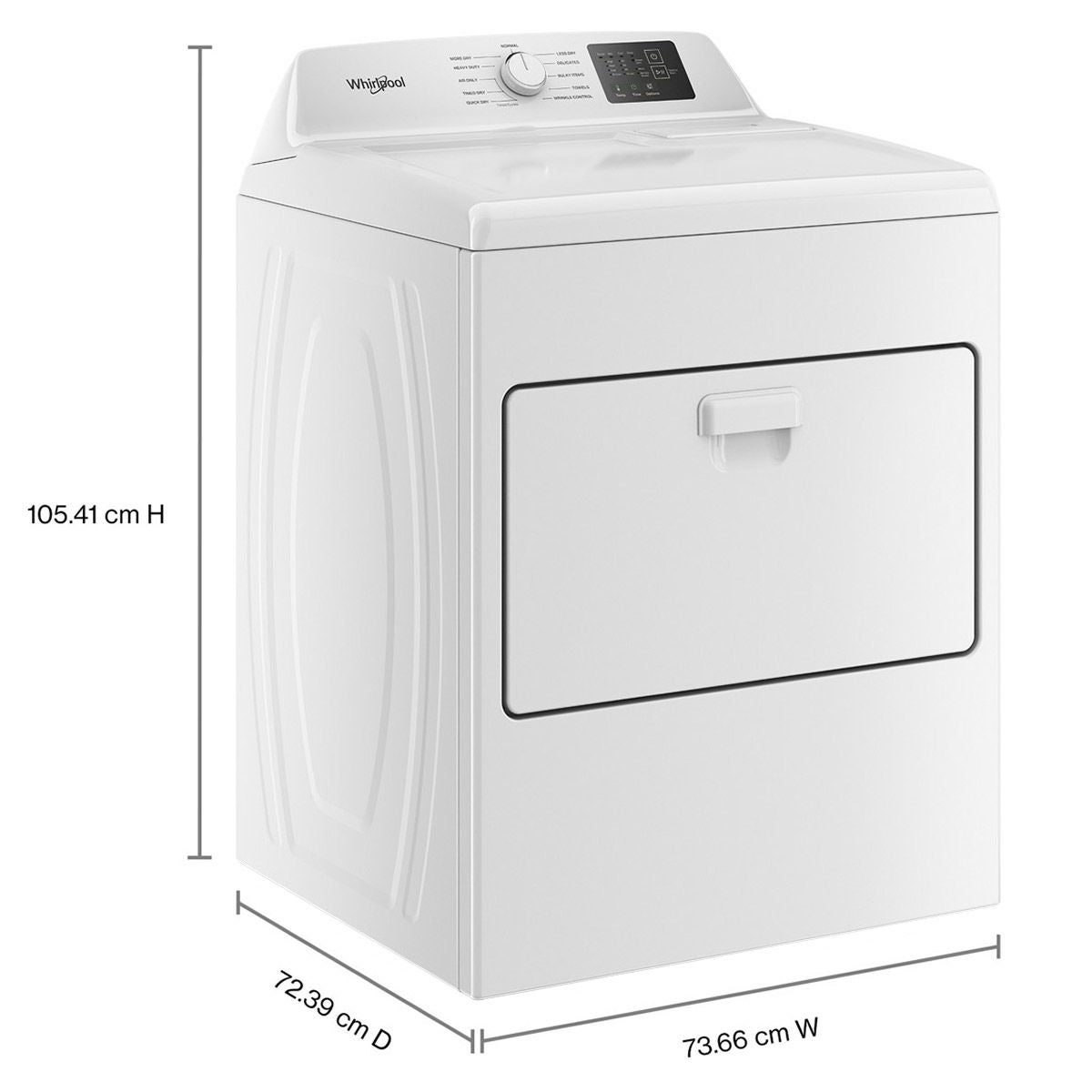 Whirlpool 7.0 cu. ft. Electric Dryer with AutoSensing