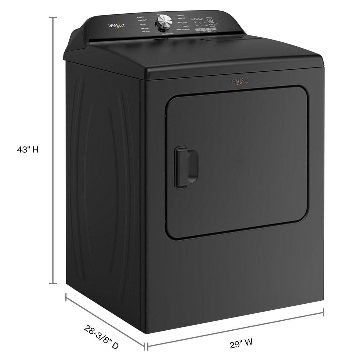 Whirlpool 7.0 cu. ft. Gas Dryer with Moisture Sensor
