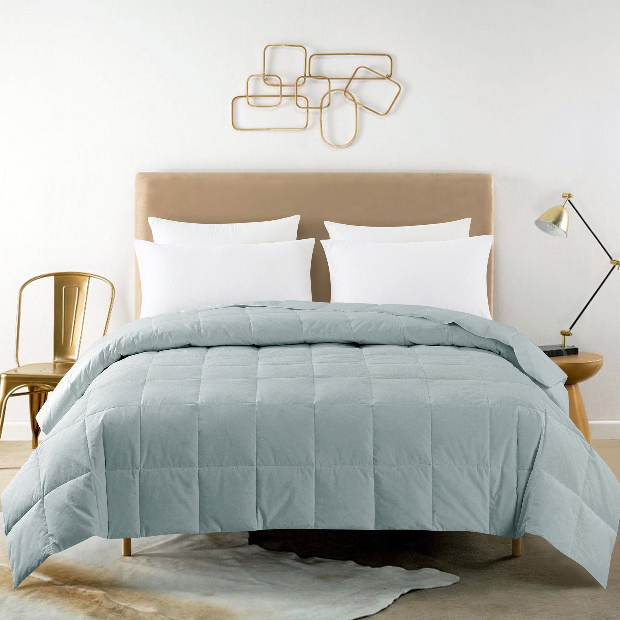 Feather and Loom White Down Blanket