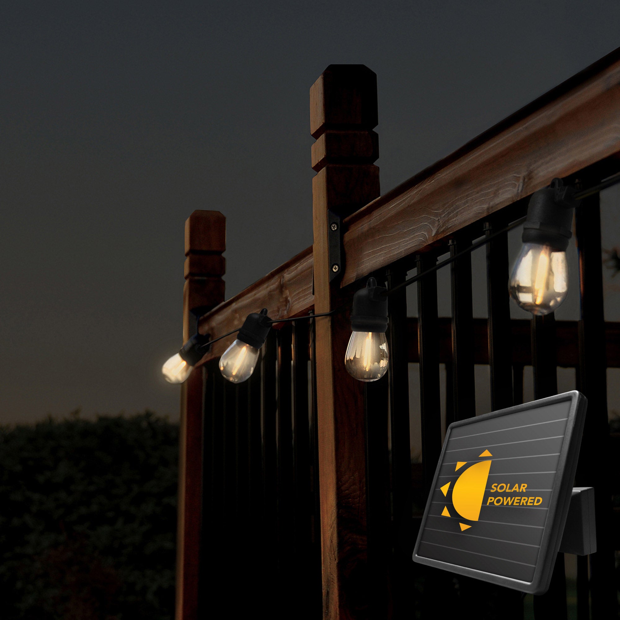 Sunforce 35' Solar String Lights with Remote Control