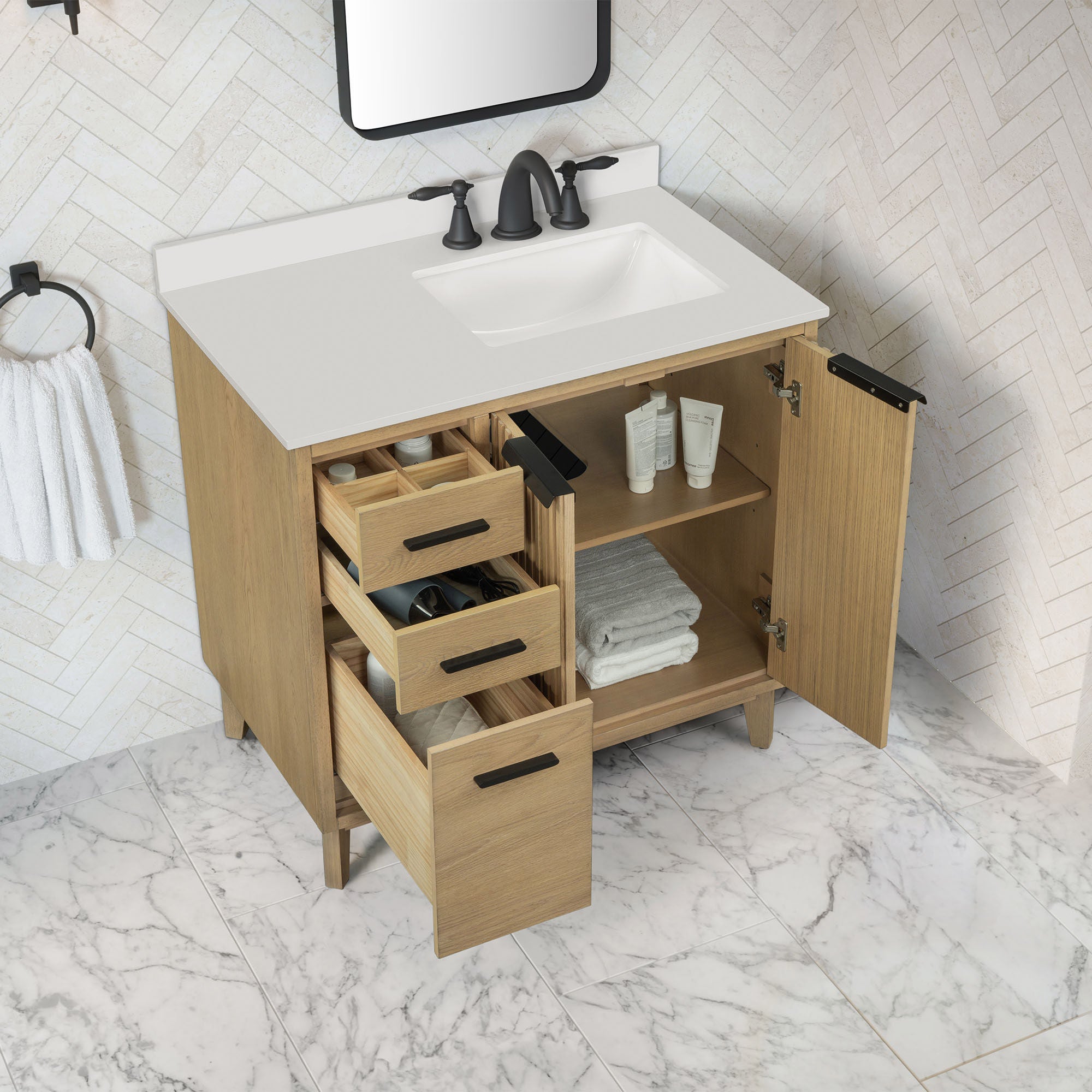 OVE Decors Vida Bath Vanity in Marcona