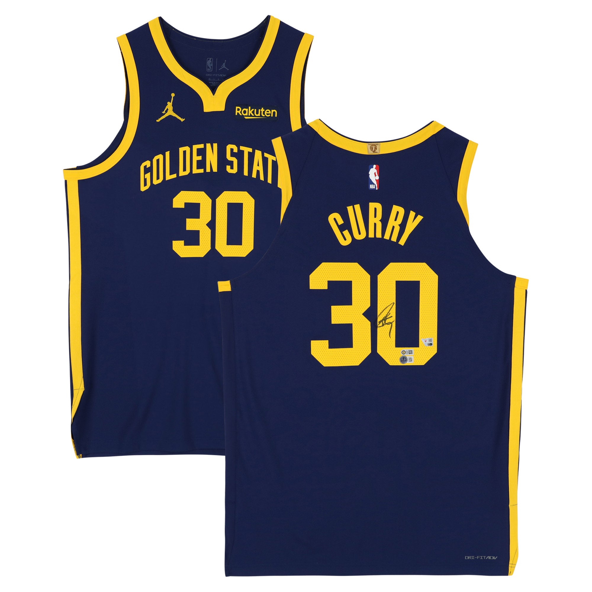 Stephen Curry Autographed 2022-23 Golden State Warriors Navy Jordan Brand Statement Edition Authentic Jersey - Fanatics Authenticated