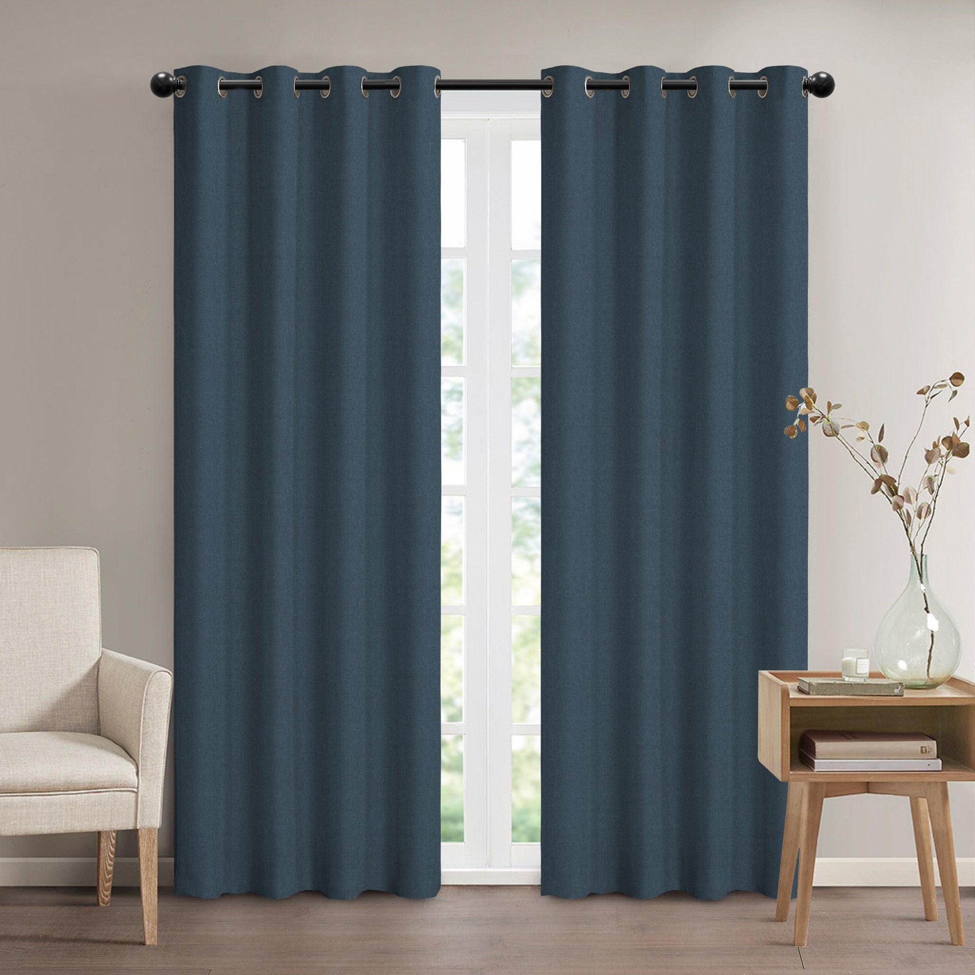 Bradley Total Blackout Window Curtains, 2-piece Set
