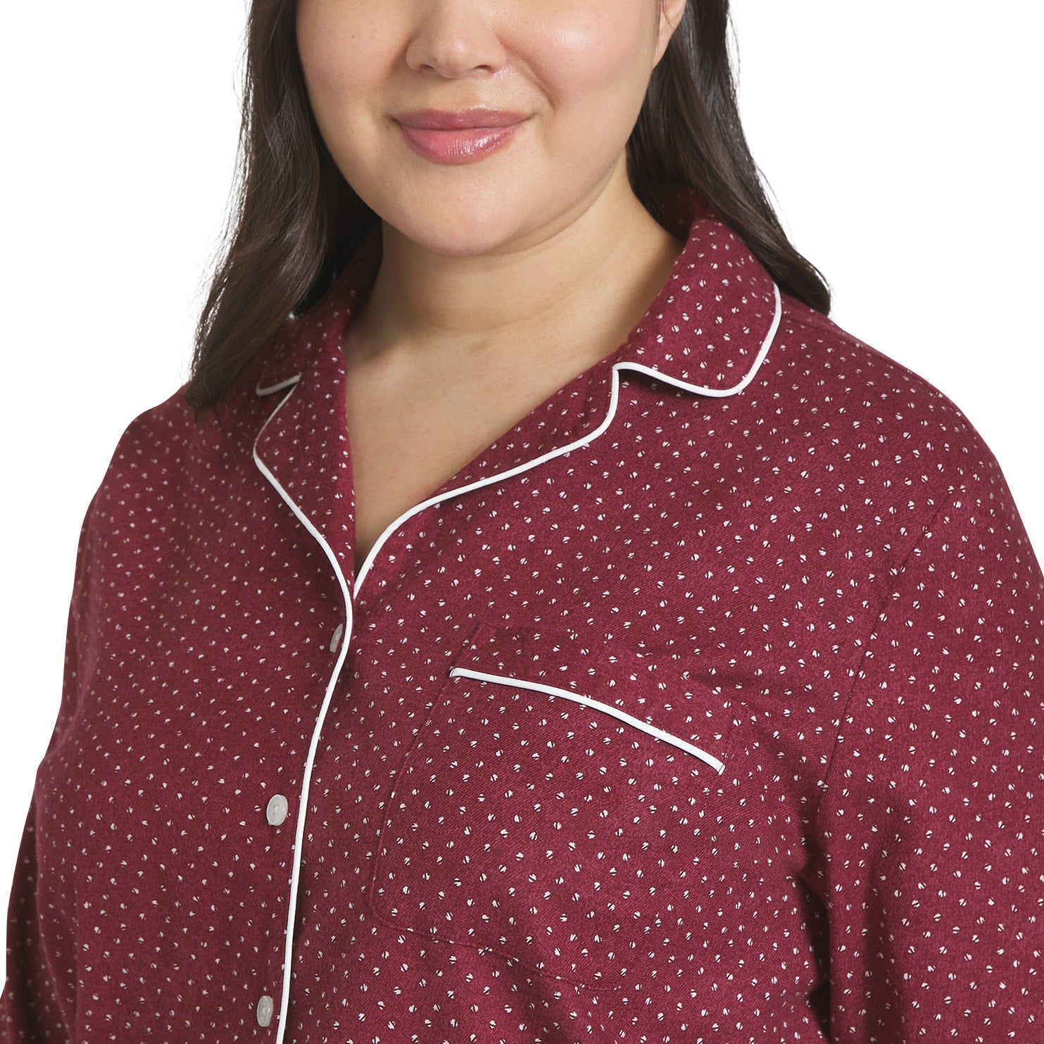Lands' End Women's 2-piece Cotton Flannel Pajama Set