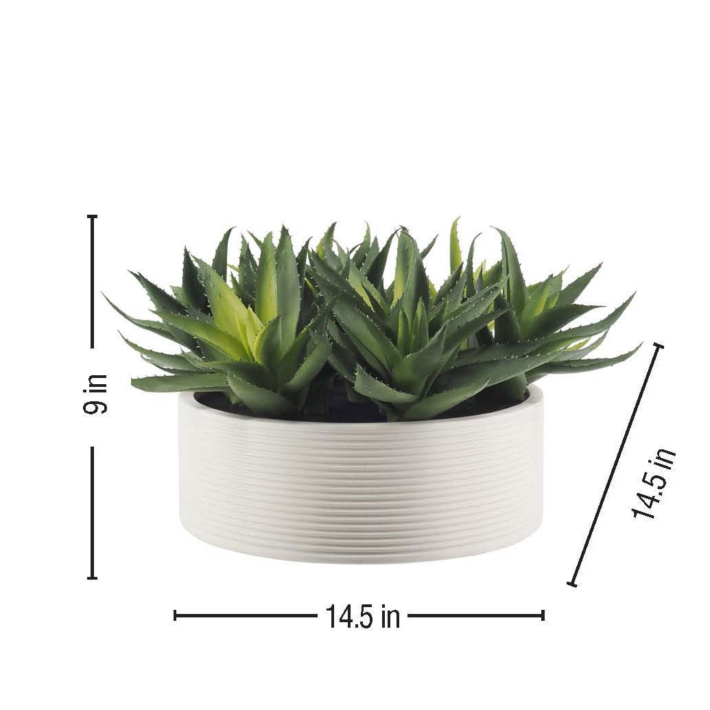 Faux Aloe Centerpiece
