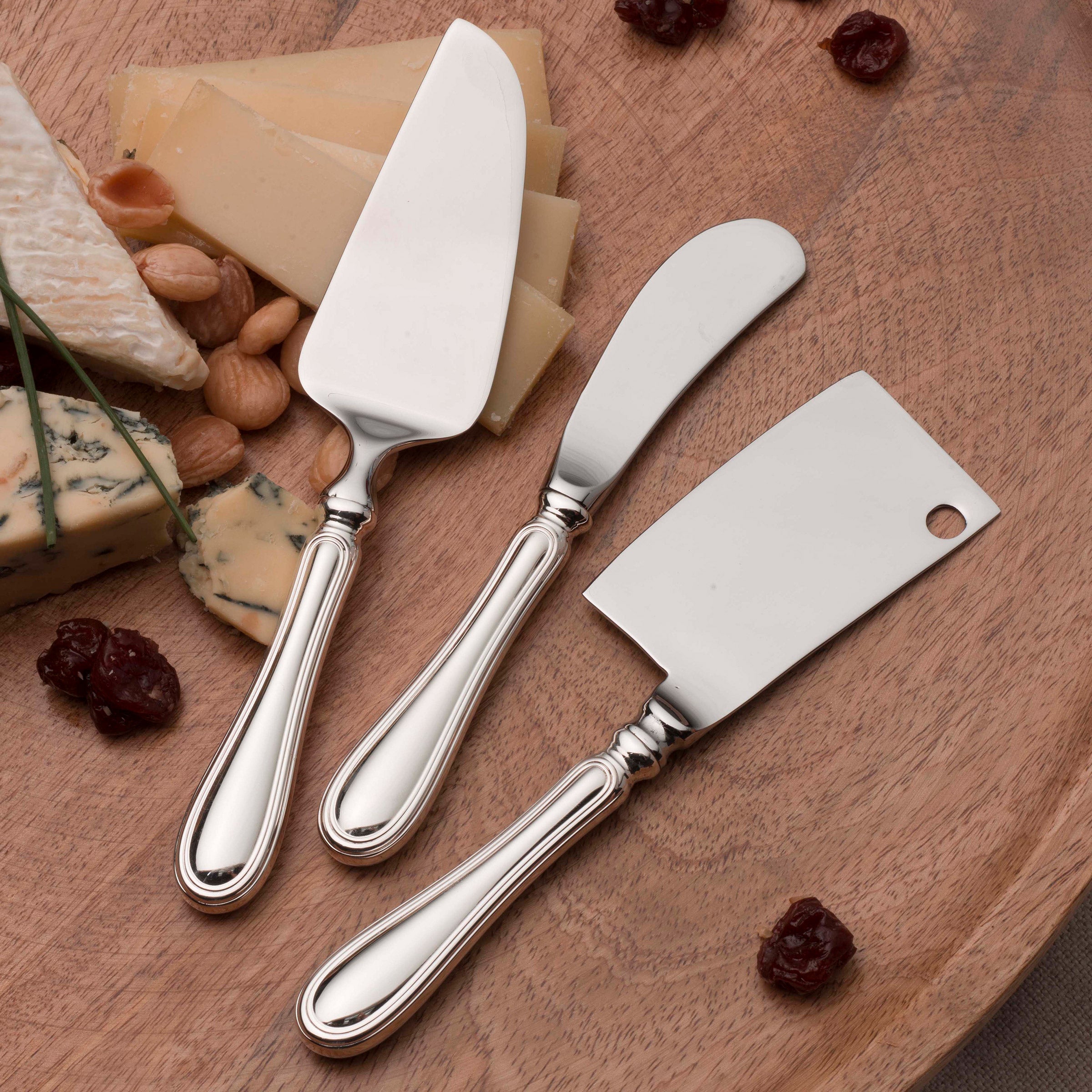 Wallace Giorgio 3-piece Sterling Silver Cheese Serving Set