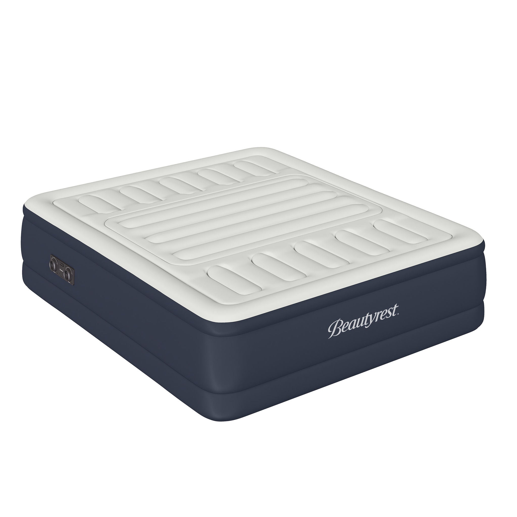 Beautyrest 20" Lumbar Adjust 3-Zone Adjustable Air Bed with Built-in Pump