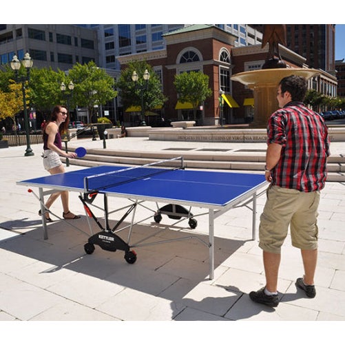 KETTLER Cologne Outdoor Table Tennis Table Bundle