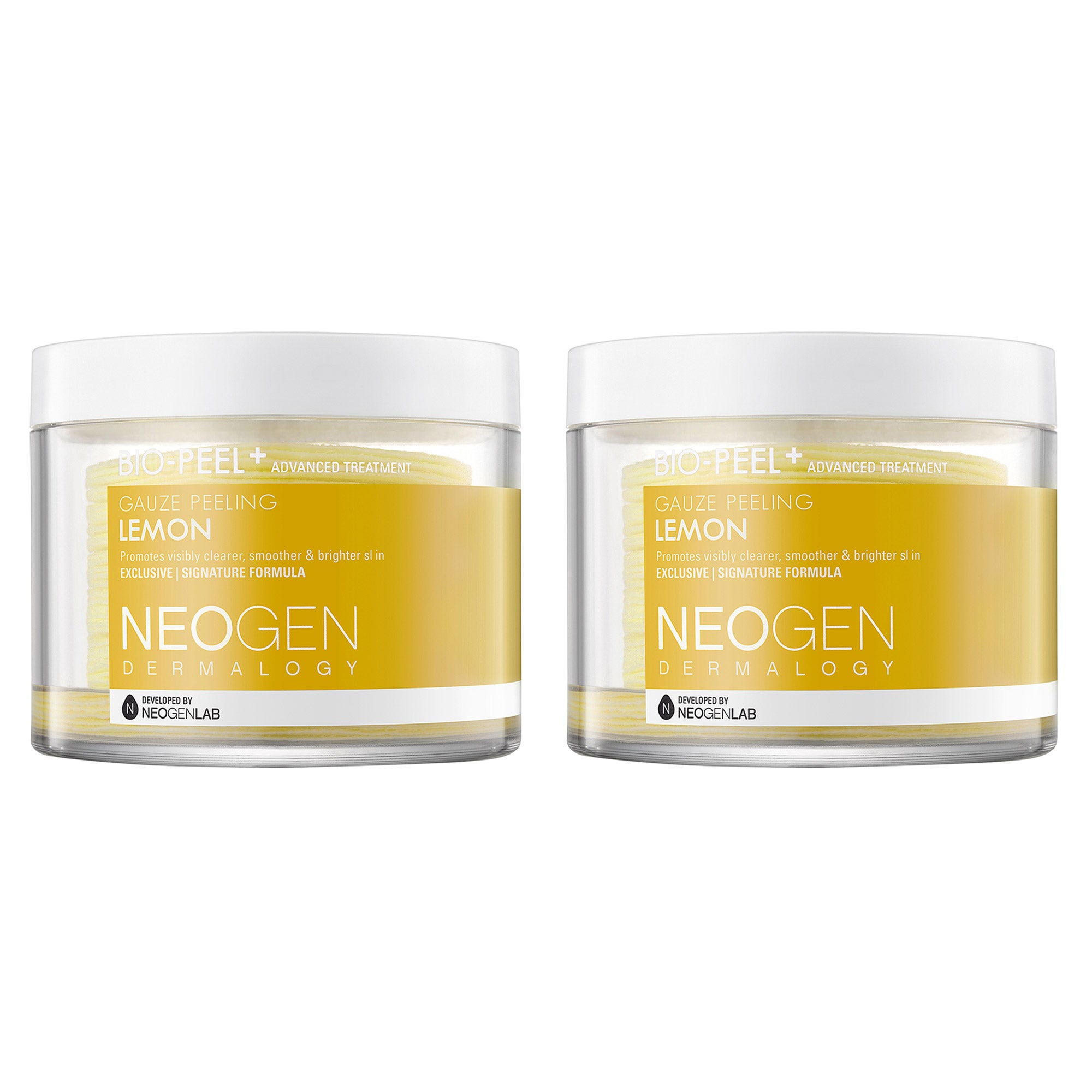 NEOGEN Dermalogy Bio-Peel Gauze Peeling Lemon Pads, 30-count, 2-pack