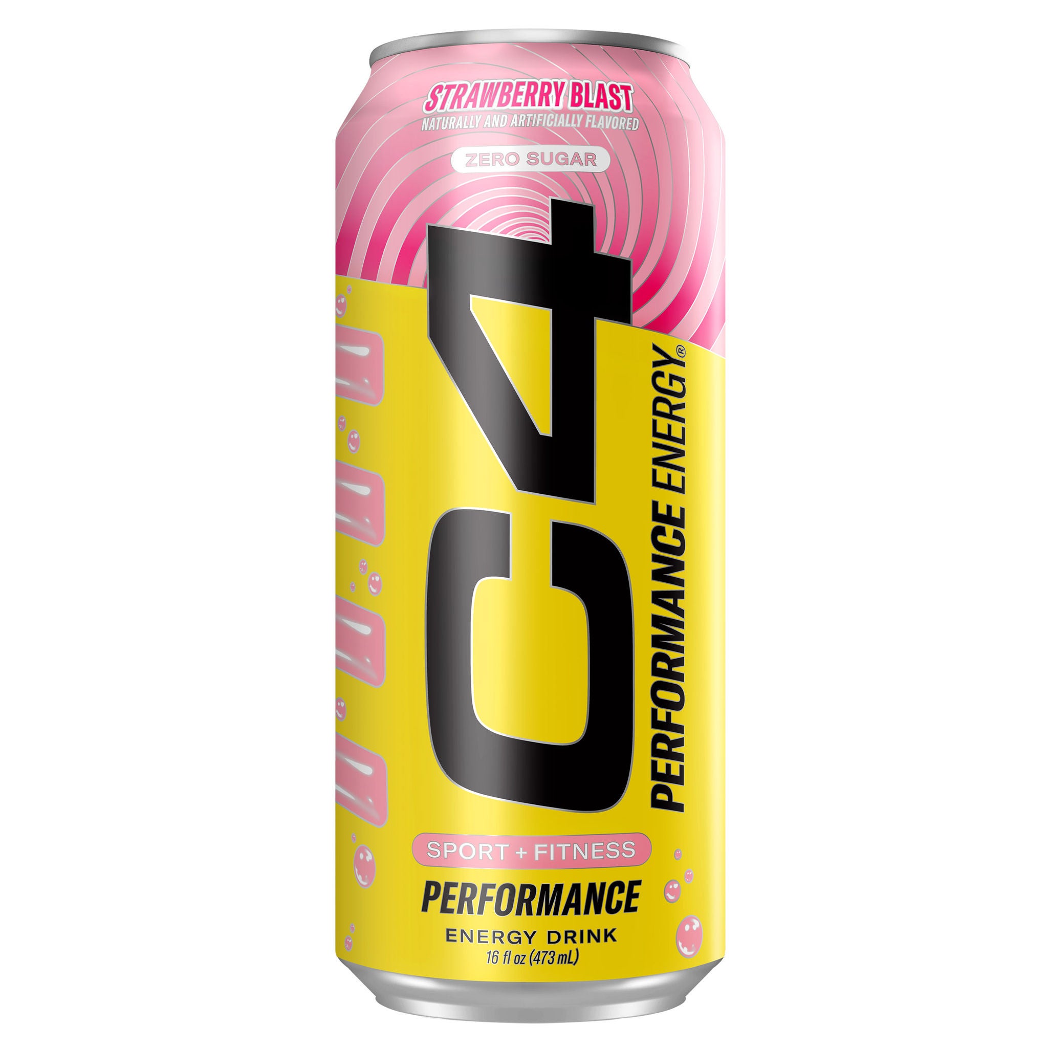 C4 Energy Drink, Strawberry Blast, 16 fl oz, 12-count