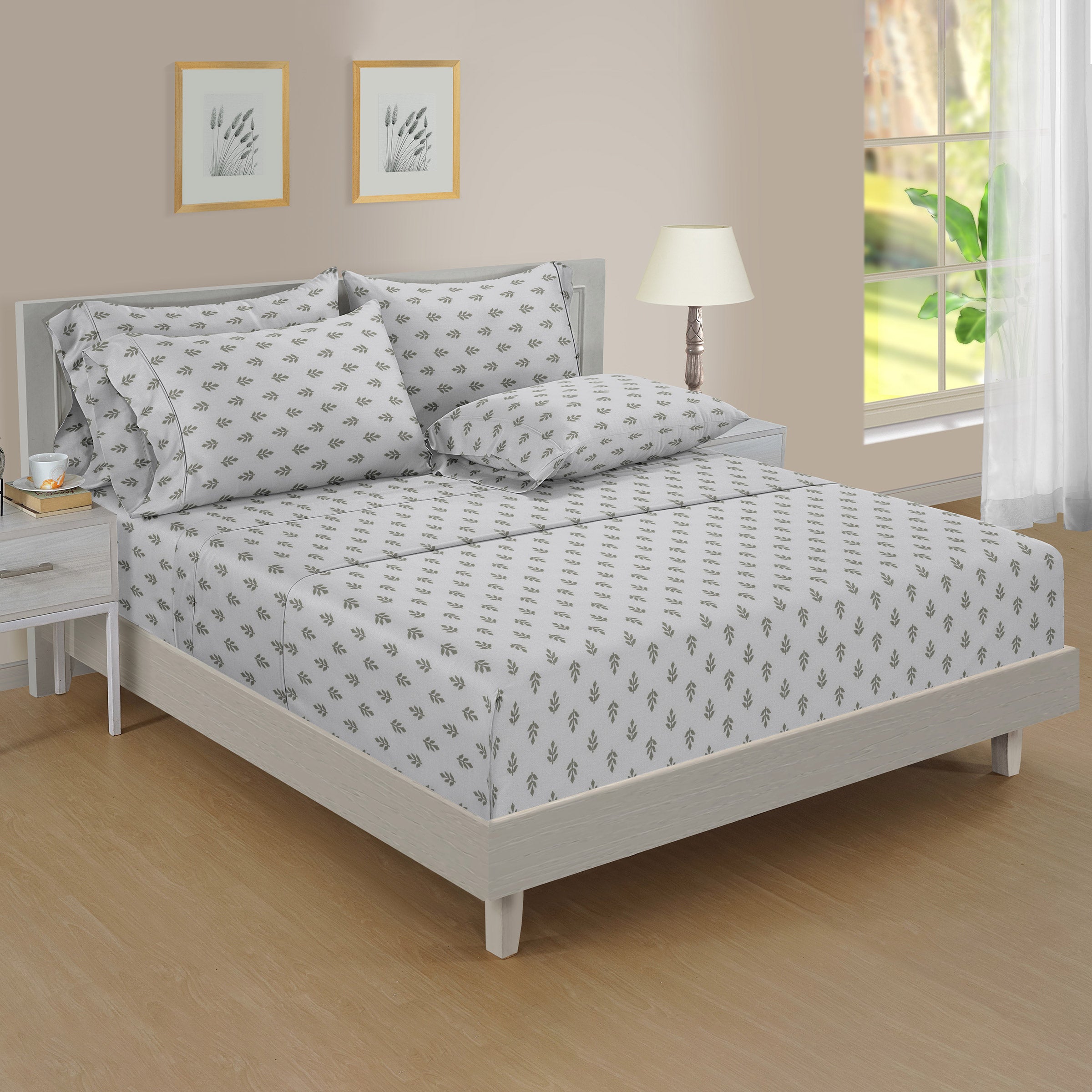Pure Earth Organic Cotton 6-piece Sheet Set