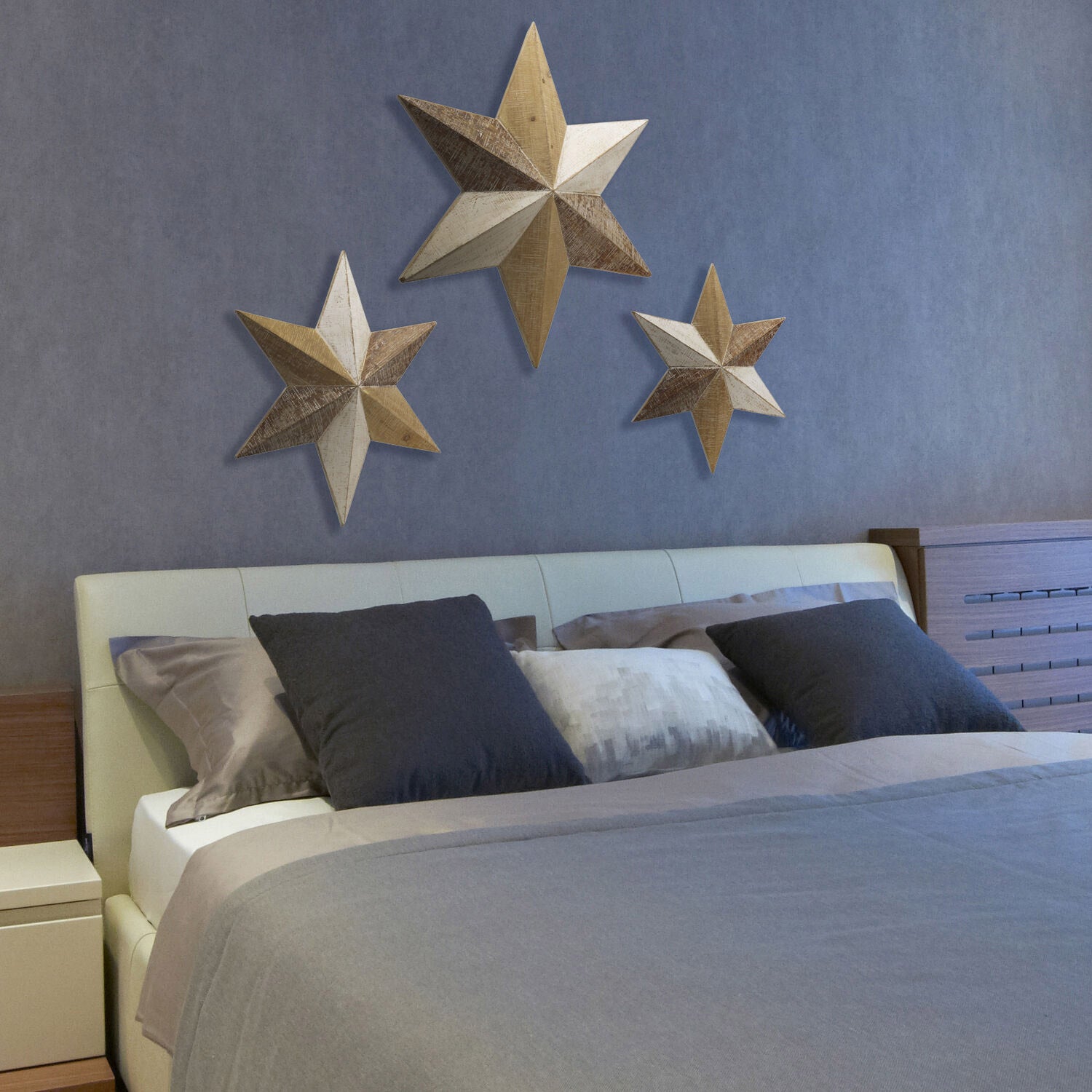 Elements 3-piece Farmhouse Star Décor Set