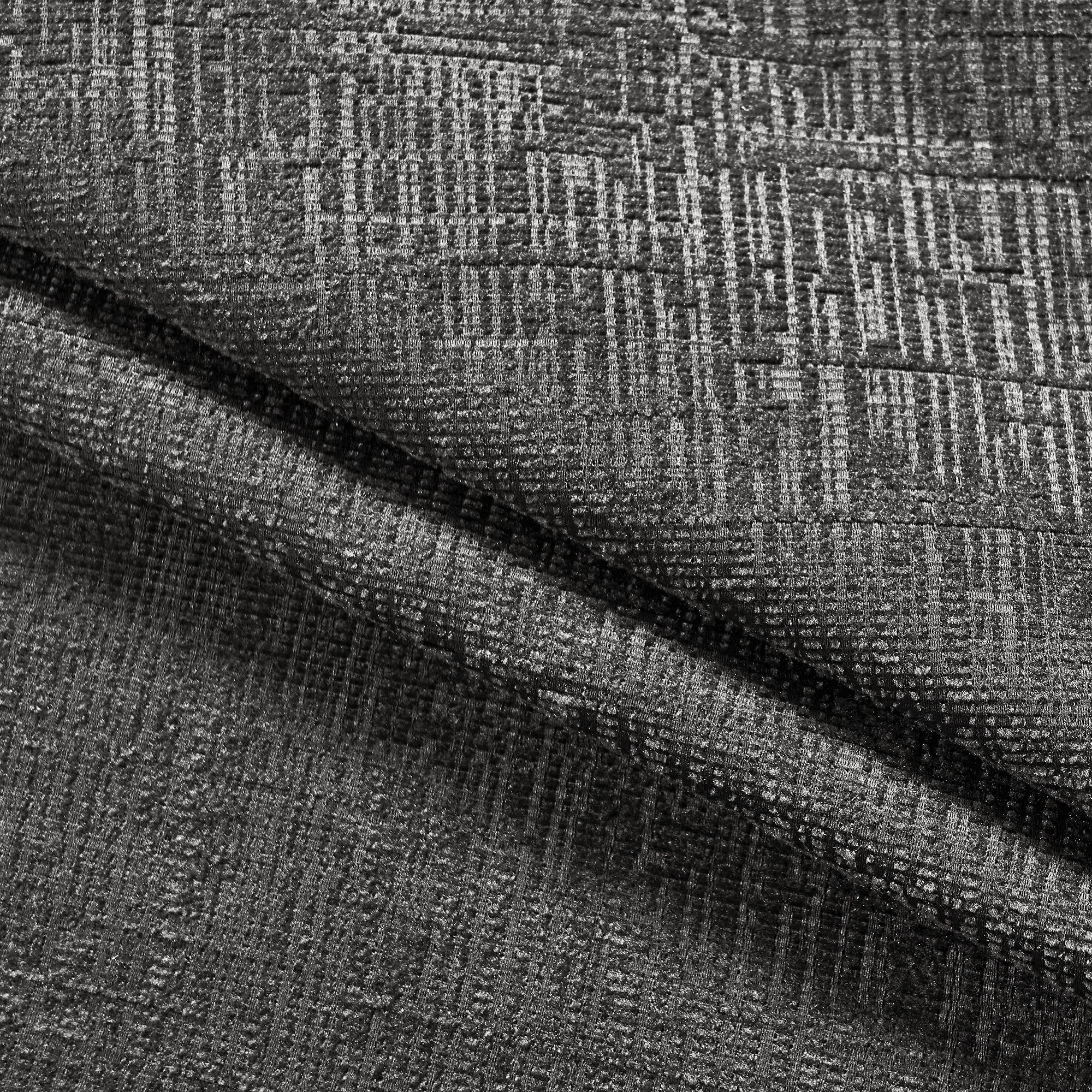 SUN+BLK Buckingham Chenille Total Blackout Curtain Panel Pair
