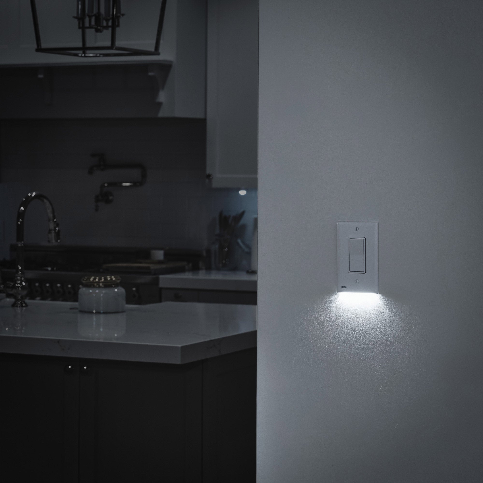 SnapPower LED Rocker SwitchLight, 3-pack
