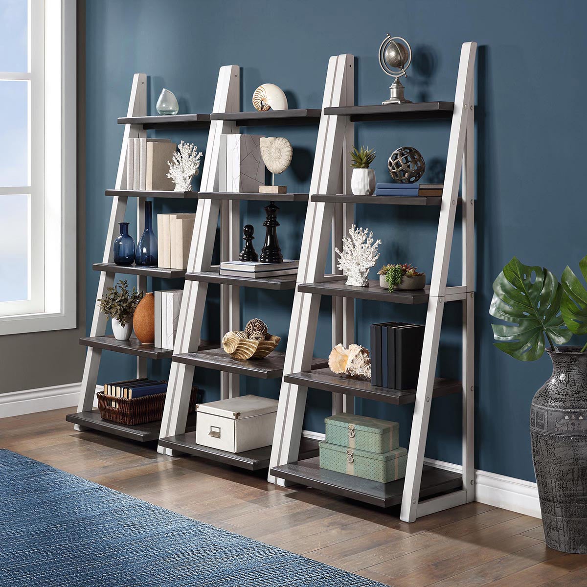 Ashlyn 72" Ladder Bookcase