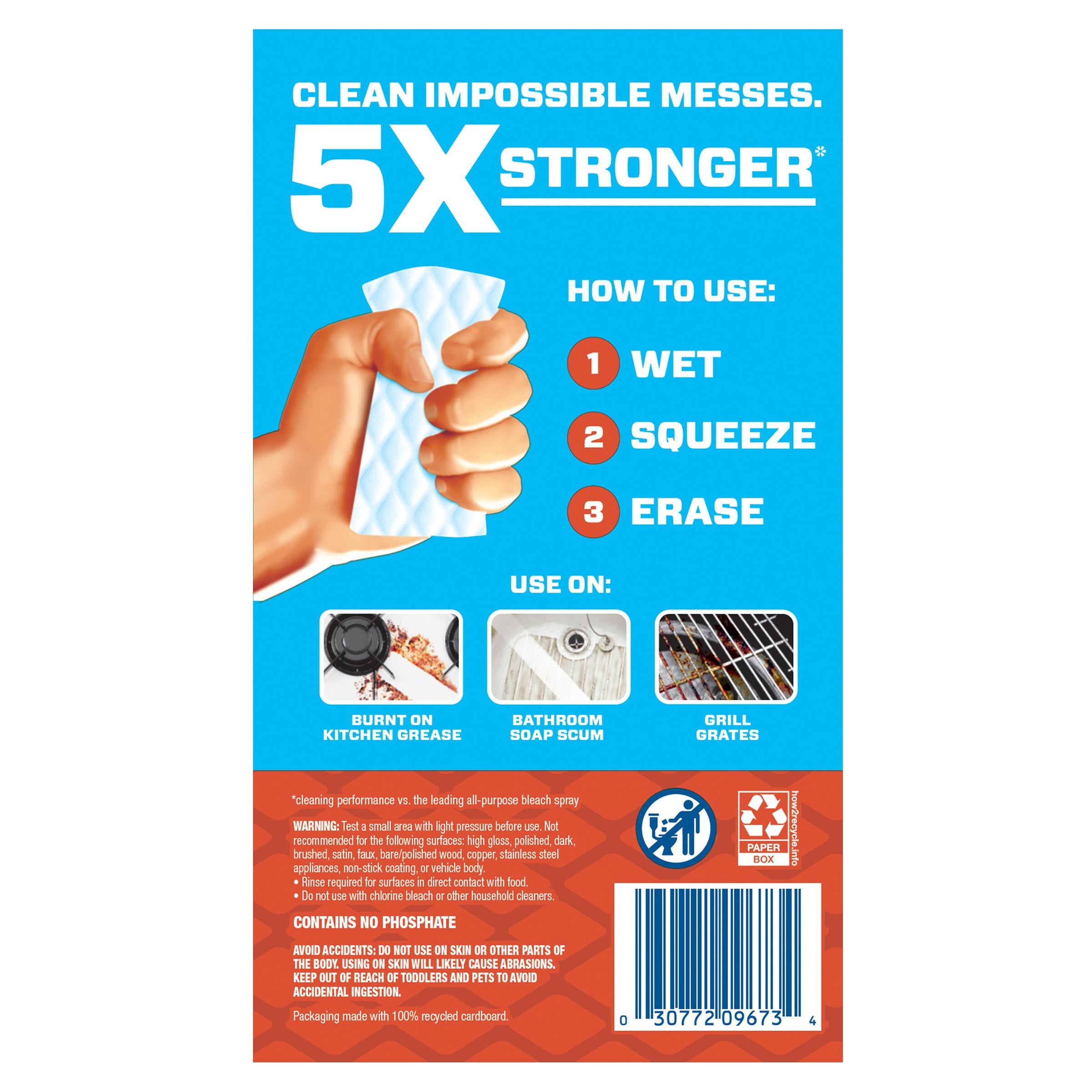 Mr. Clean Magic Eraser, Extra Durable, 15-count
