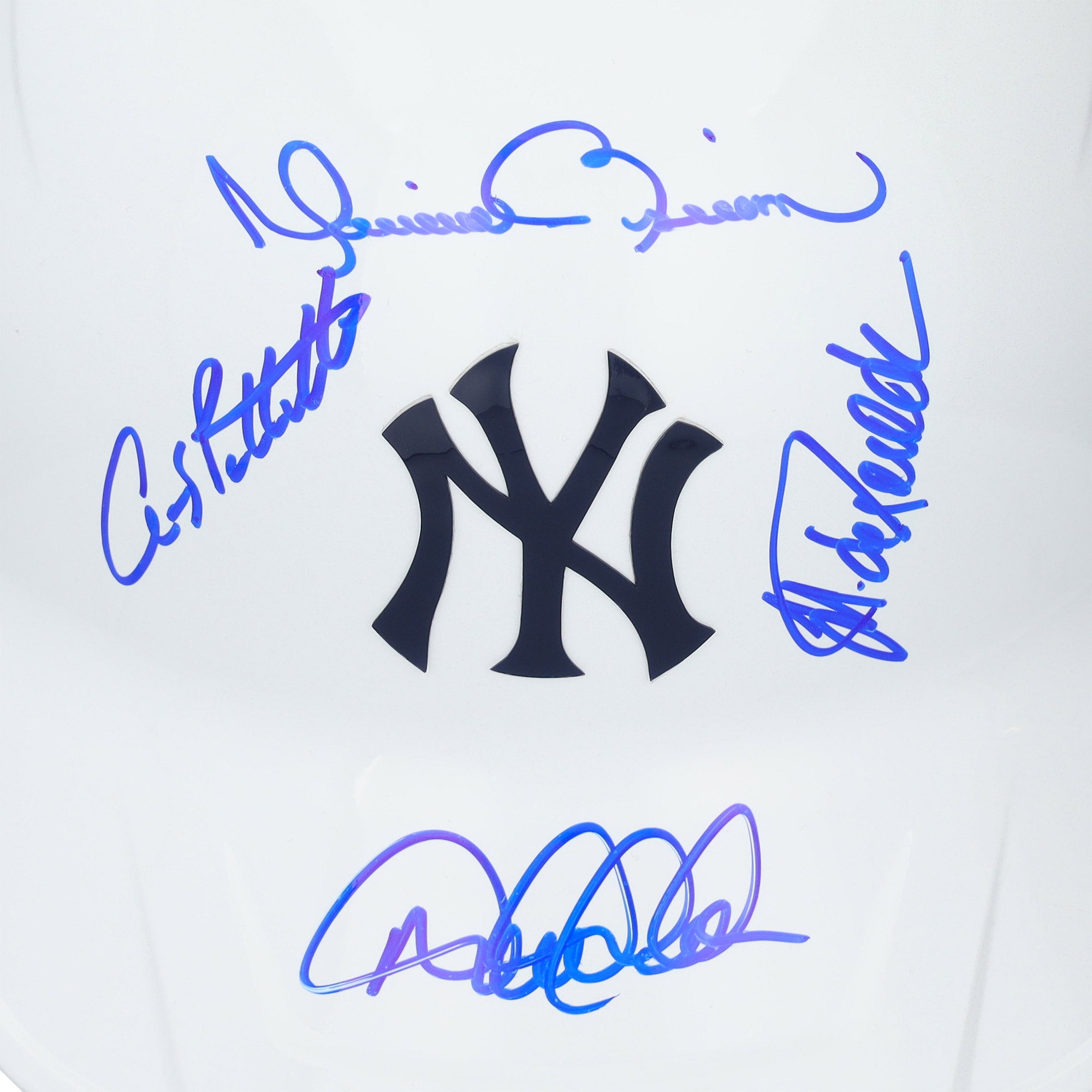 Derek Jeter, Andy Pettitte, Jorge Posada, Mariano Rivera New York Yankees Autographed Replica Batting Helmet - Fanatics Authenticated