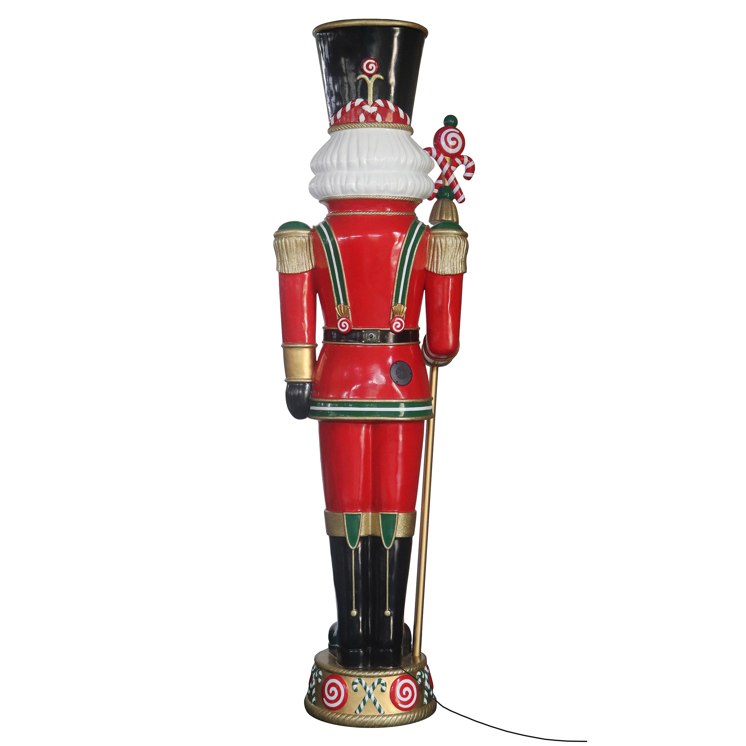 8' Nutcracker with LED Lights and Music