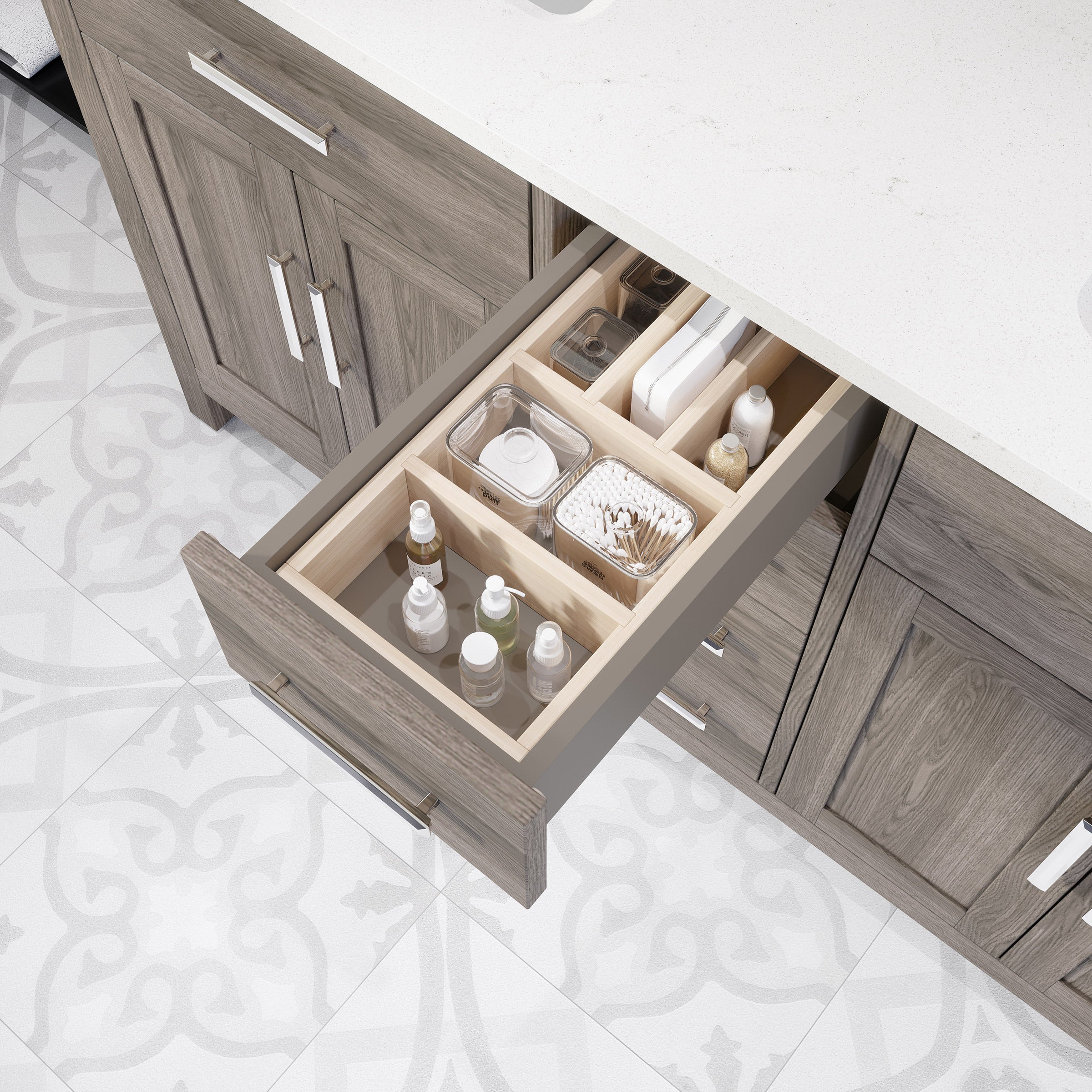Katie Bath Vanity by Studio Bathe in Gray