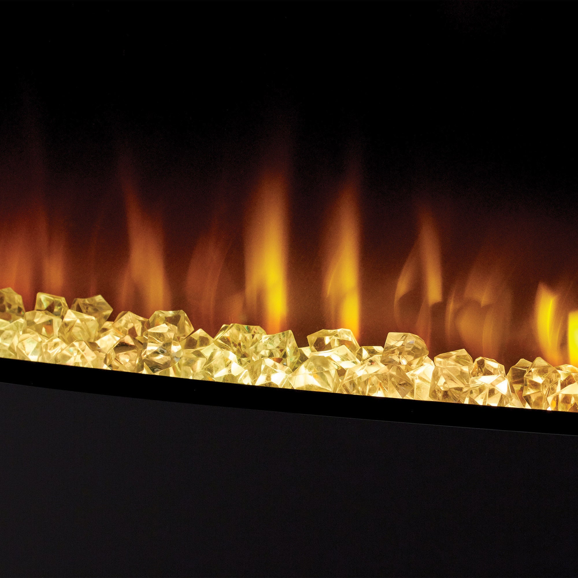 Cassie 42" Curved Wall Mount Electric Fireplace