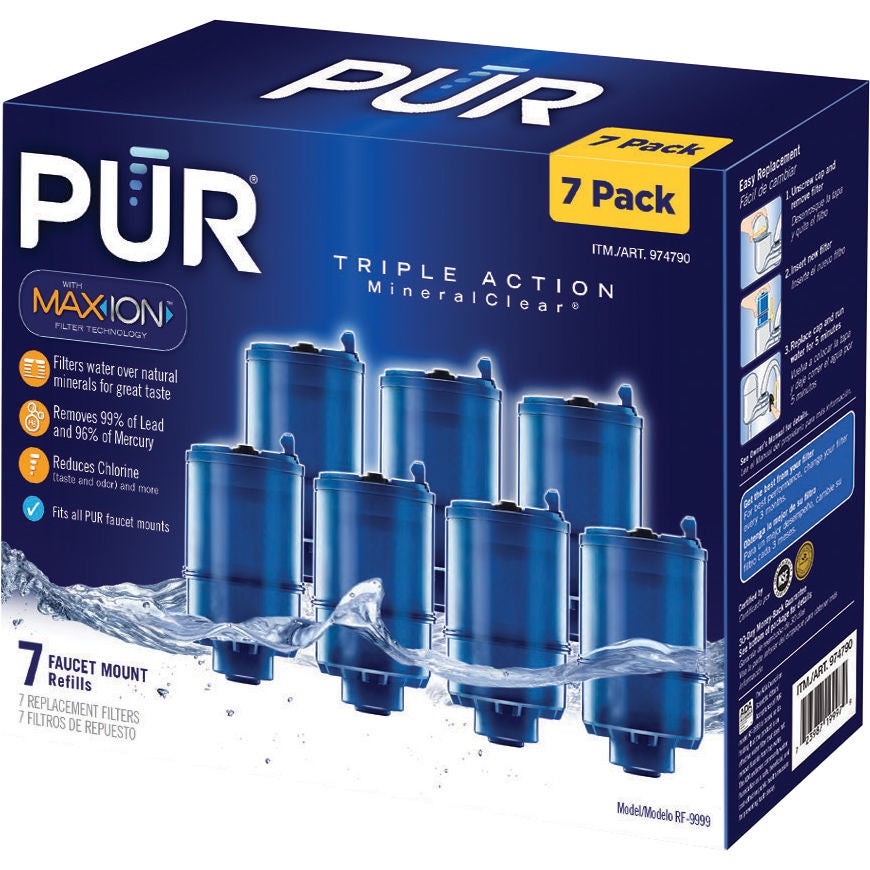 PUR MineralClear 7-piece Replacement Water Filter with MAXION Technology