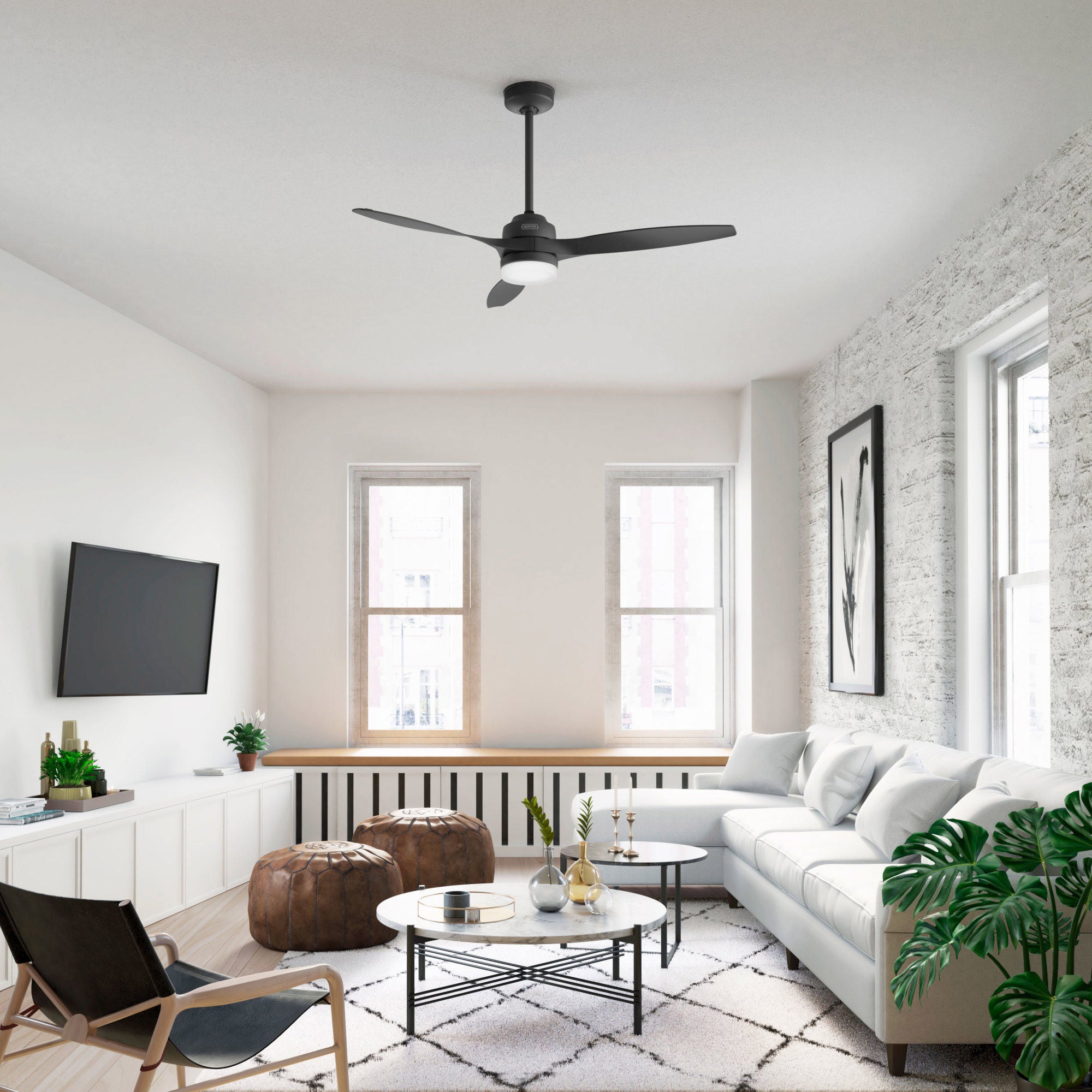 Hunter Trielle 52" Indoor/Outdoor Ceiling Fan