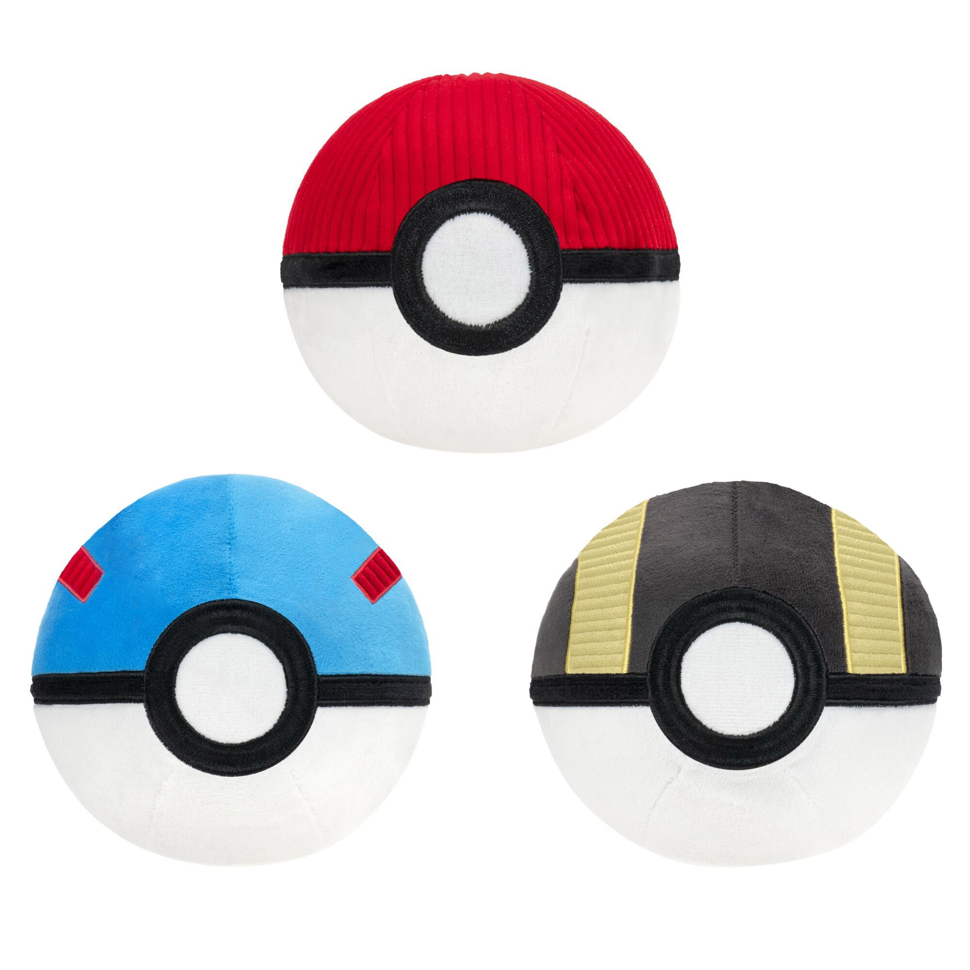 Pokémon Squeaky Dog Toys, 3-count