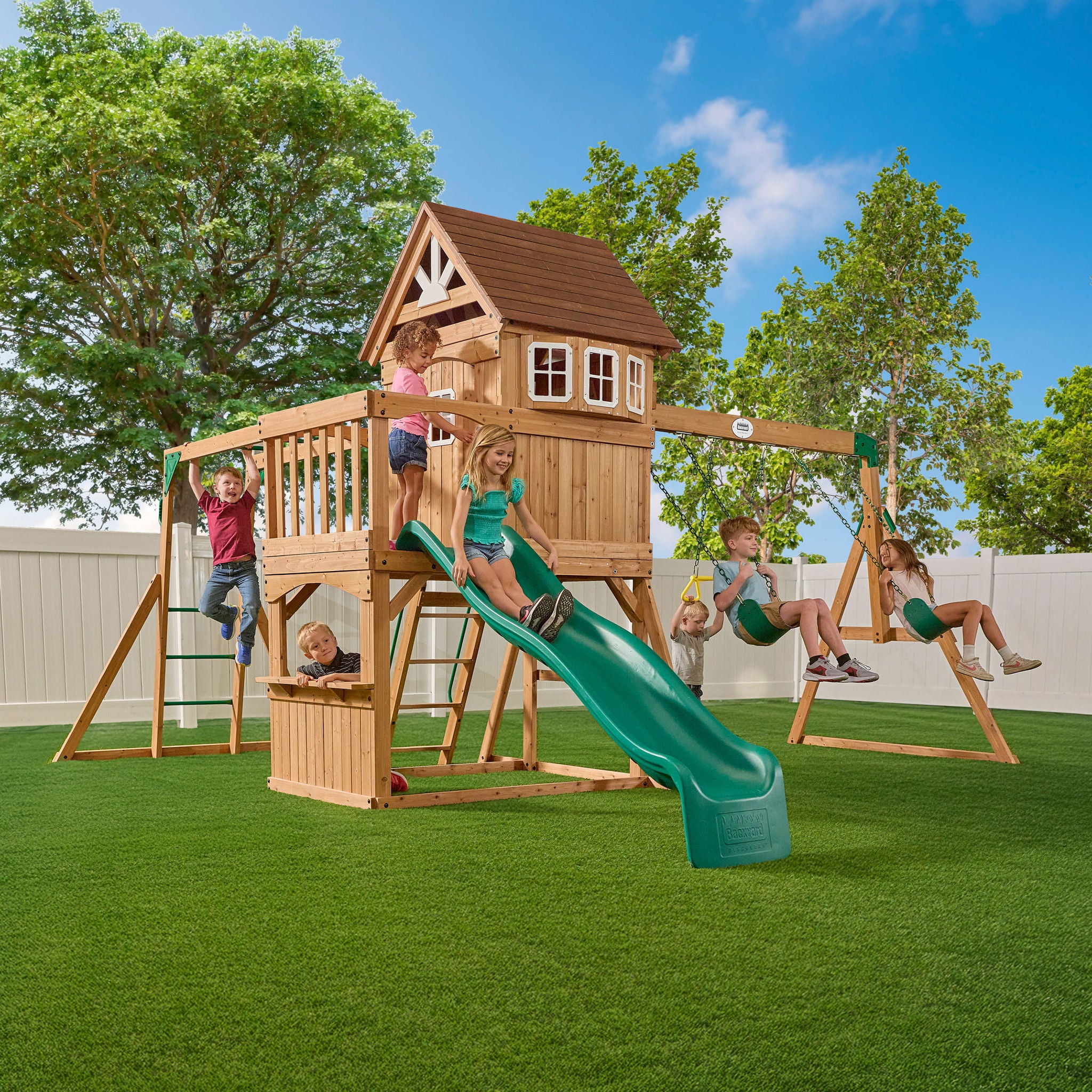 Backyard Discovery Edgewood Swing Set - Do It Yourself