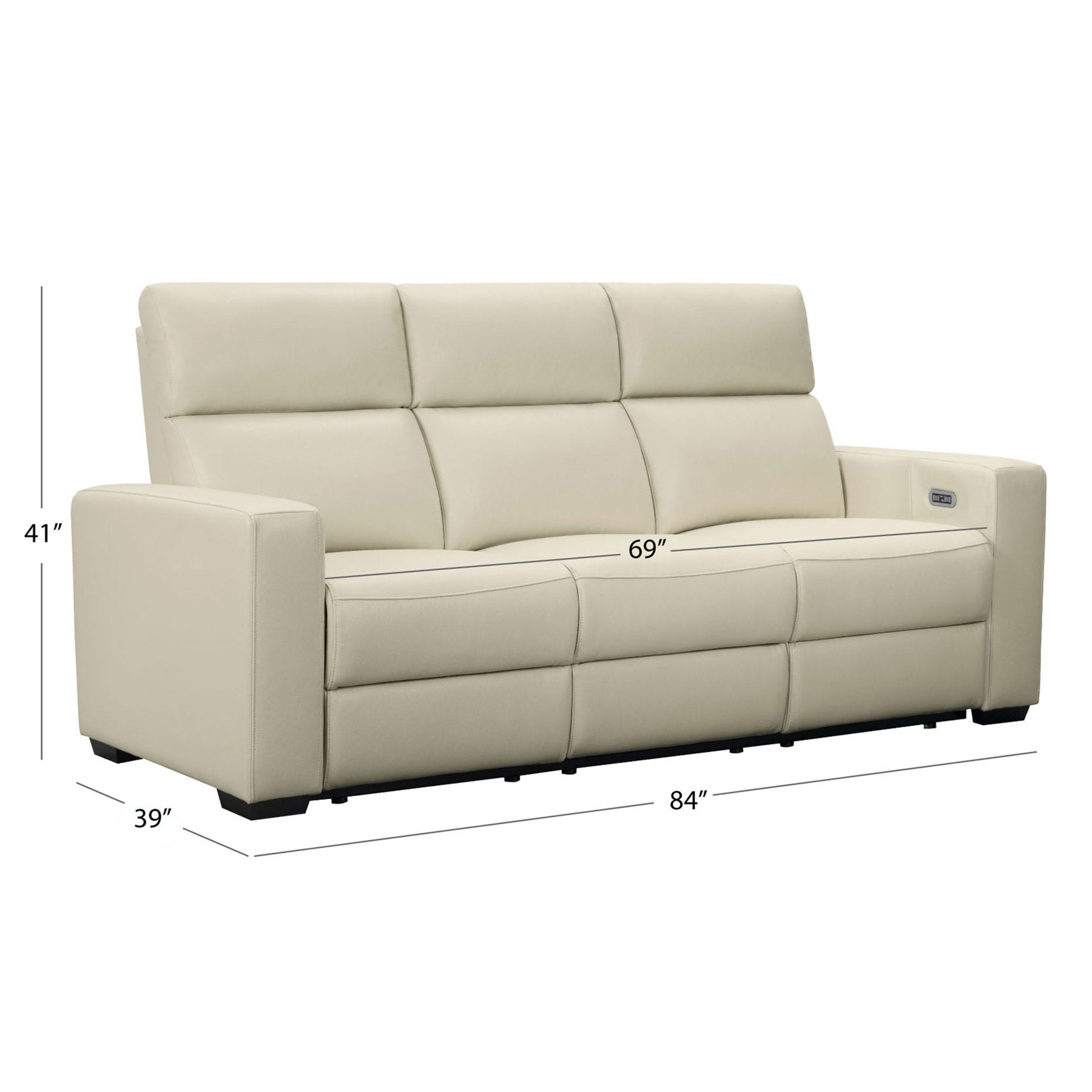 Kramer Leather Power Reclining Sofa