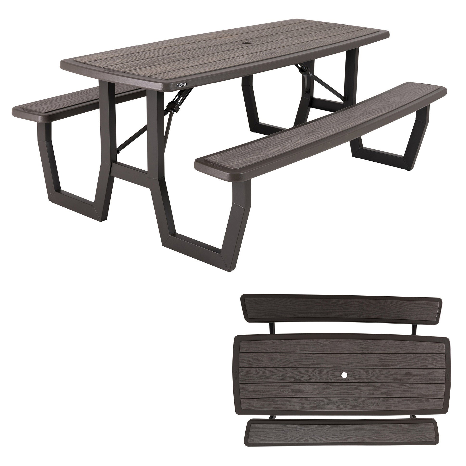 Lifetime Commercial 6 ft Folding Picnic Table