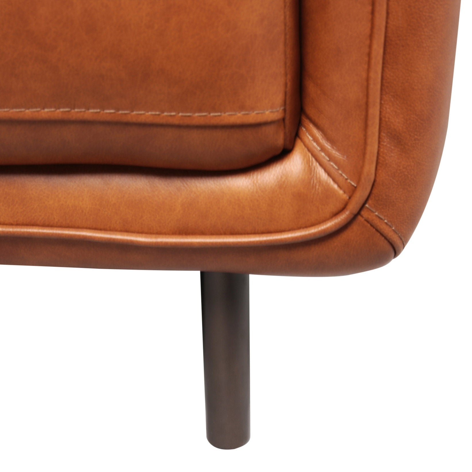 Simone Top Grain Leather Sectional