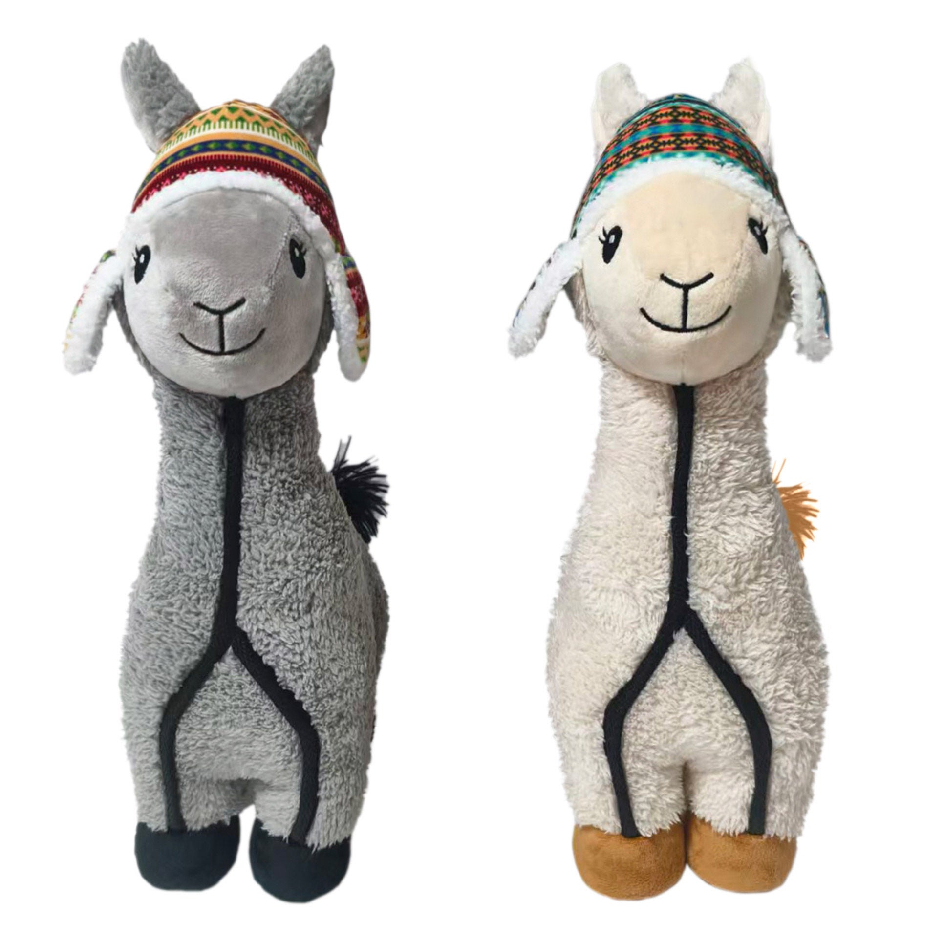 Delca Land of Llamas Dog Toys, 2-pack