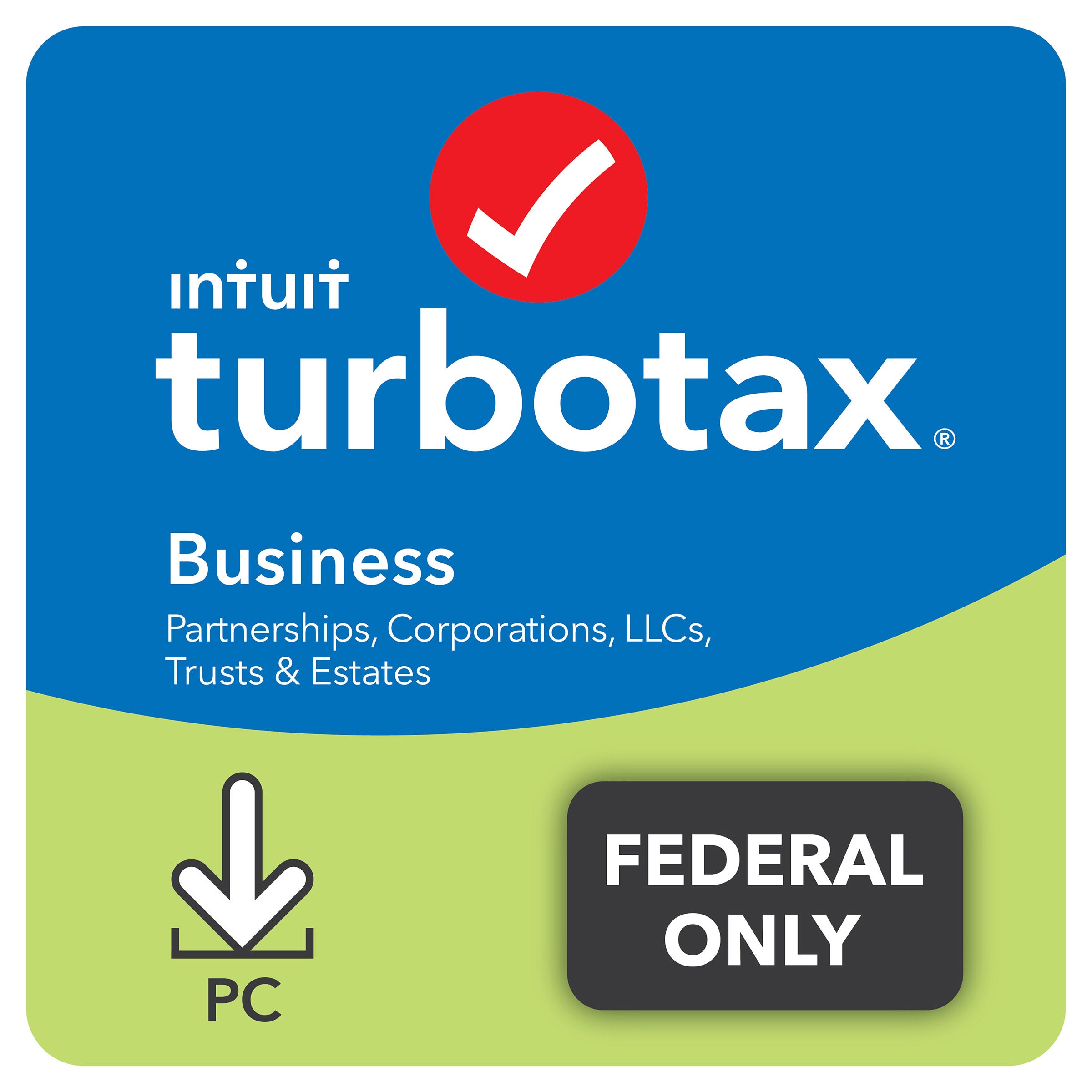 TurboTax Business 2021 Federal Return Only + Federal E-file, PC Download (E-Delivery)