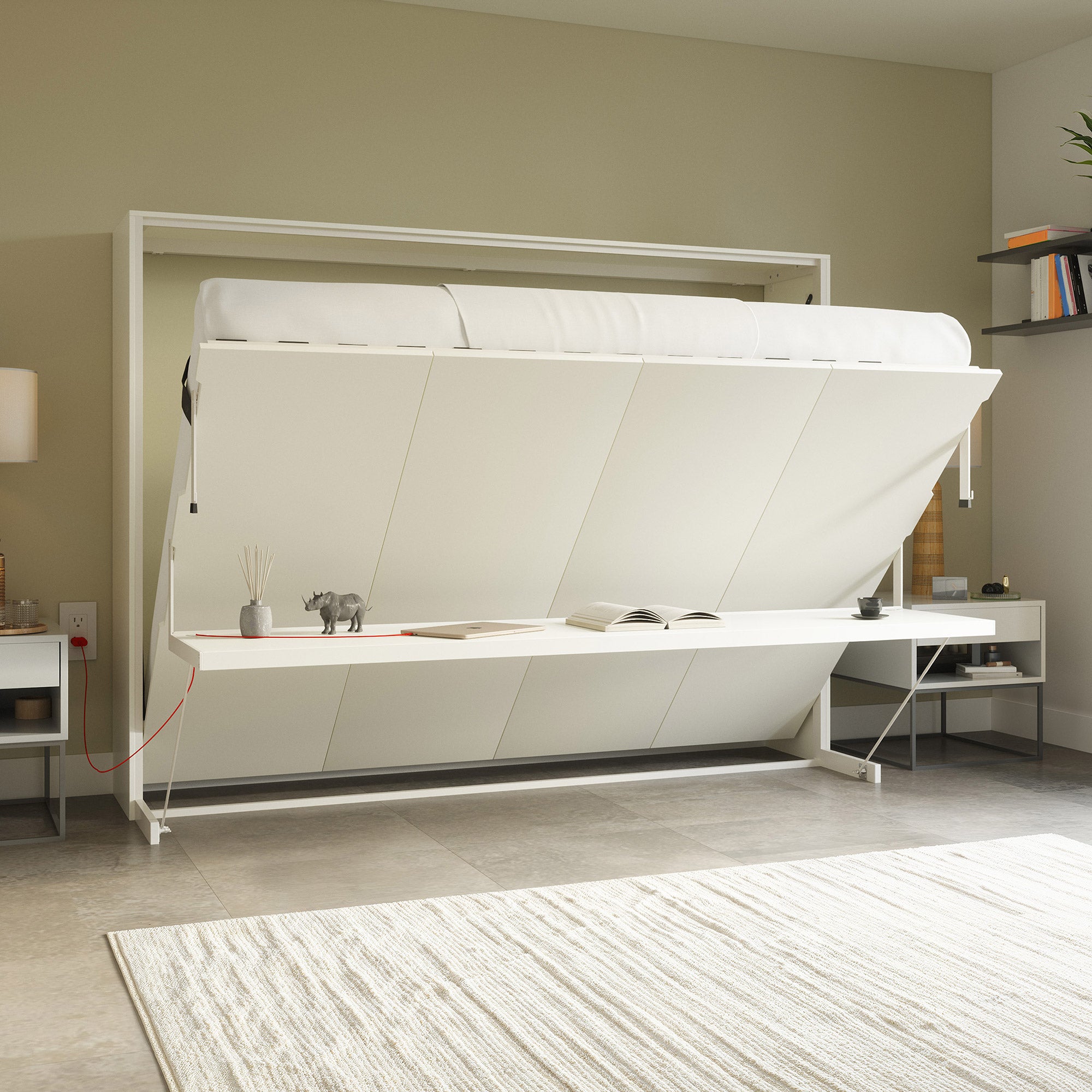Adelaide Queen Murphy Bed with Desk